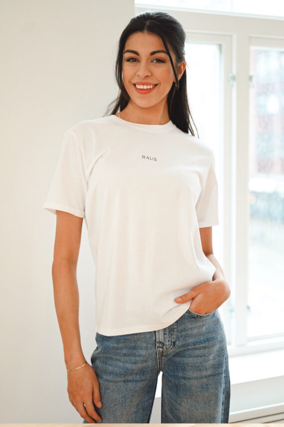 Linn Logo Tee, White