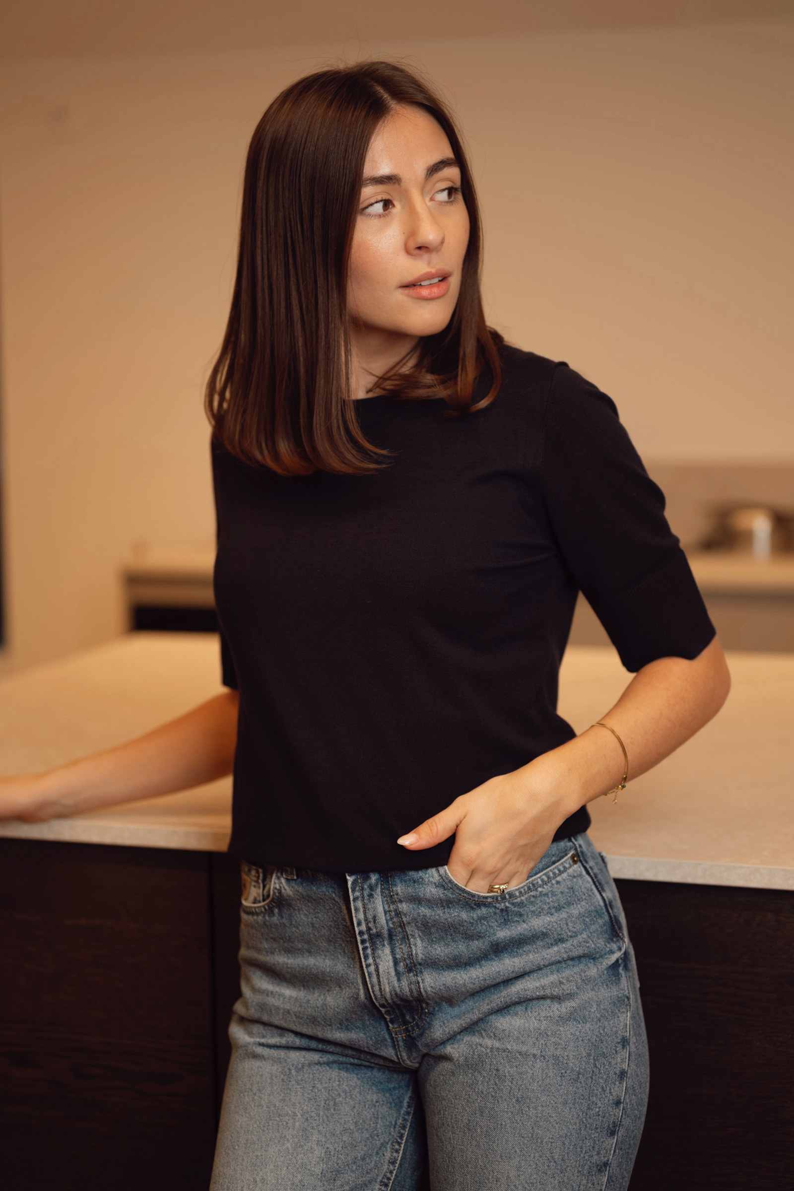 Miko IW Core Tee, Marine Blue - Bilde 2