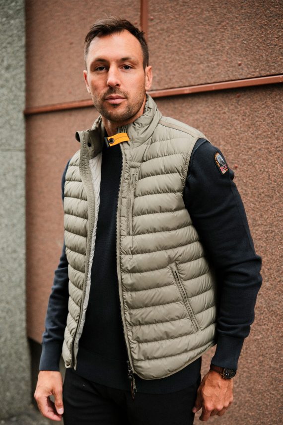 Perfect Down Vest, Ashen Green