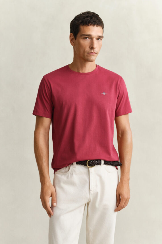 Reg Shield SS T-Shirt, Muted Red