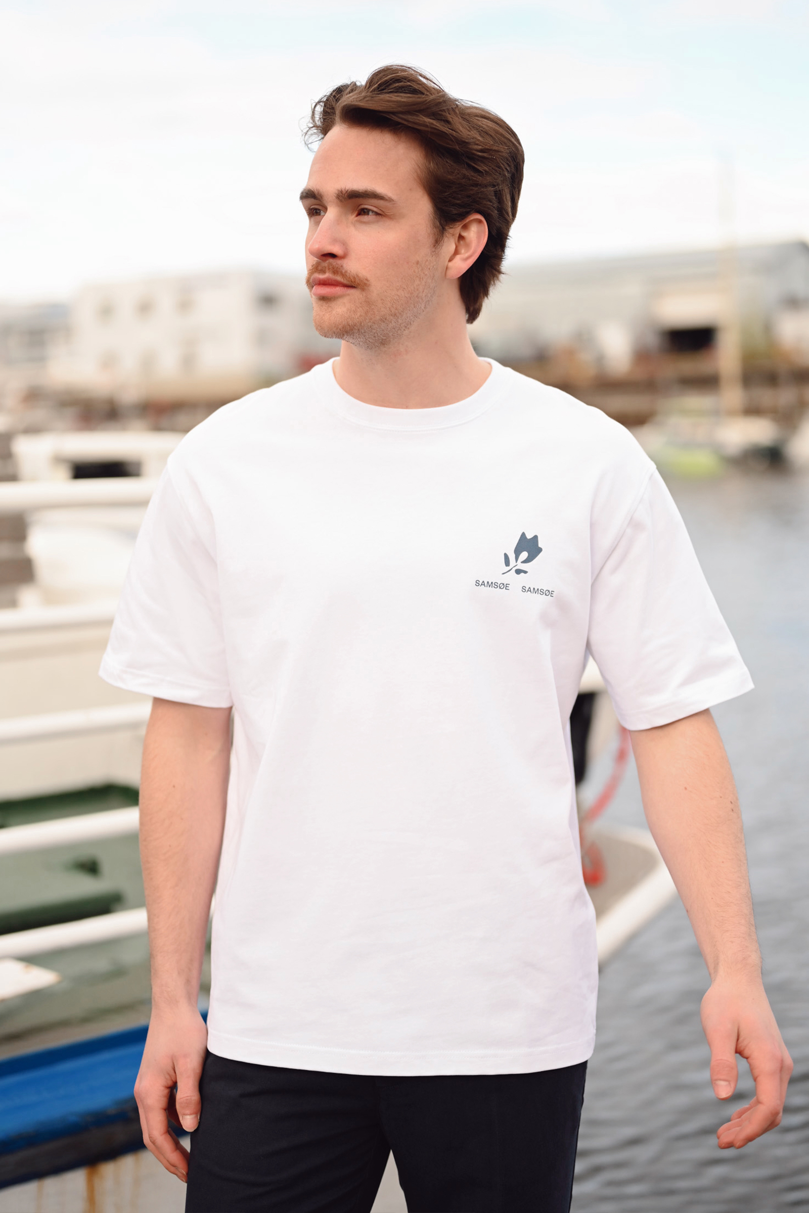 Sacohen T-Shirt 11725, Blue Stamp