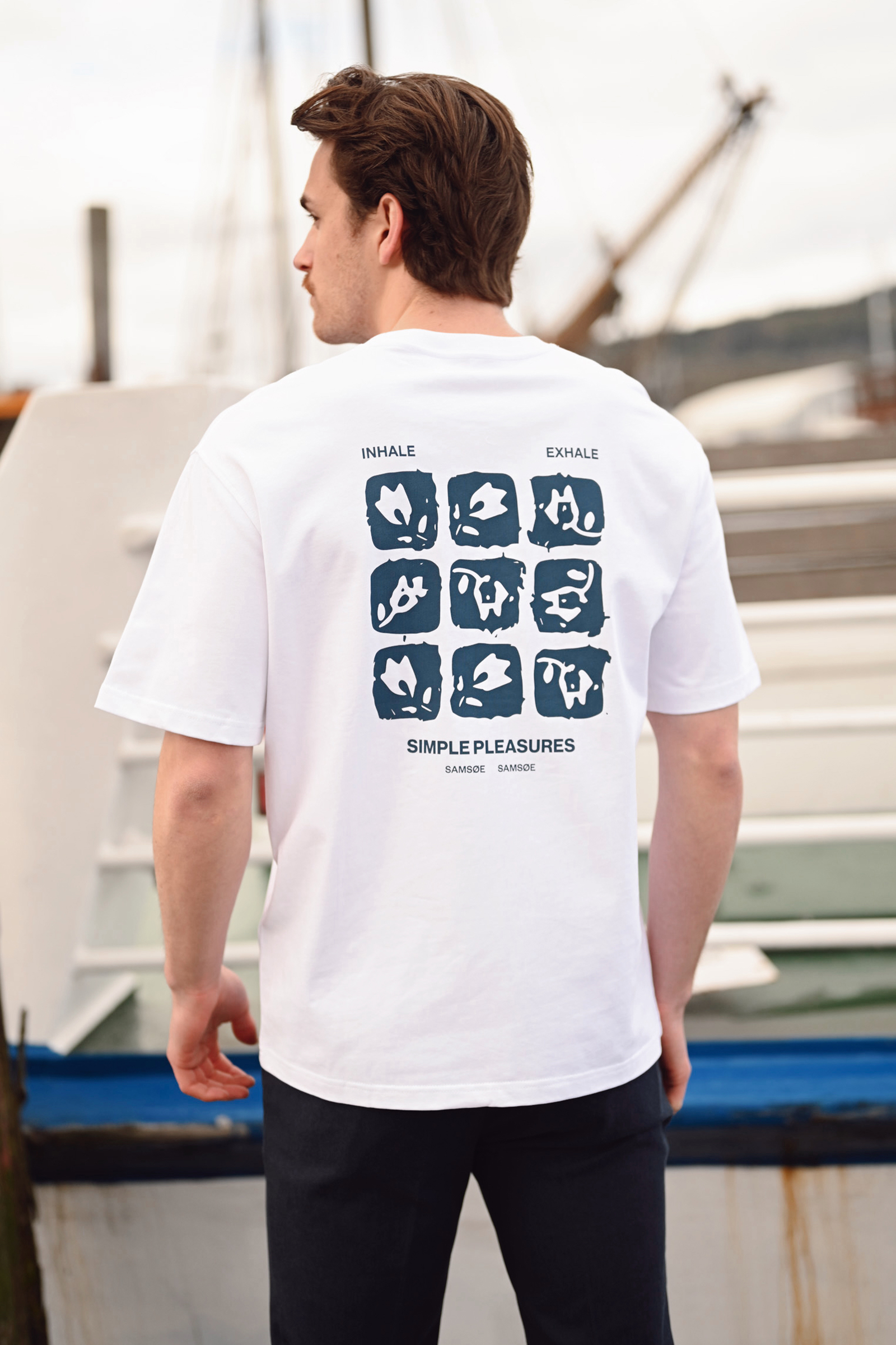 Sacohen T-Shirt 11725, Blue Stamp - Bilde 3