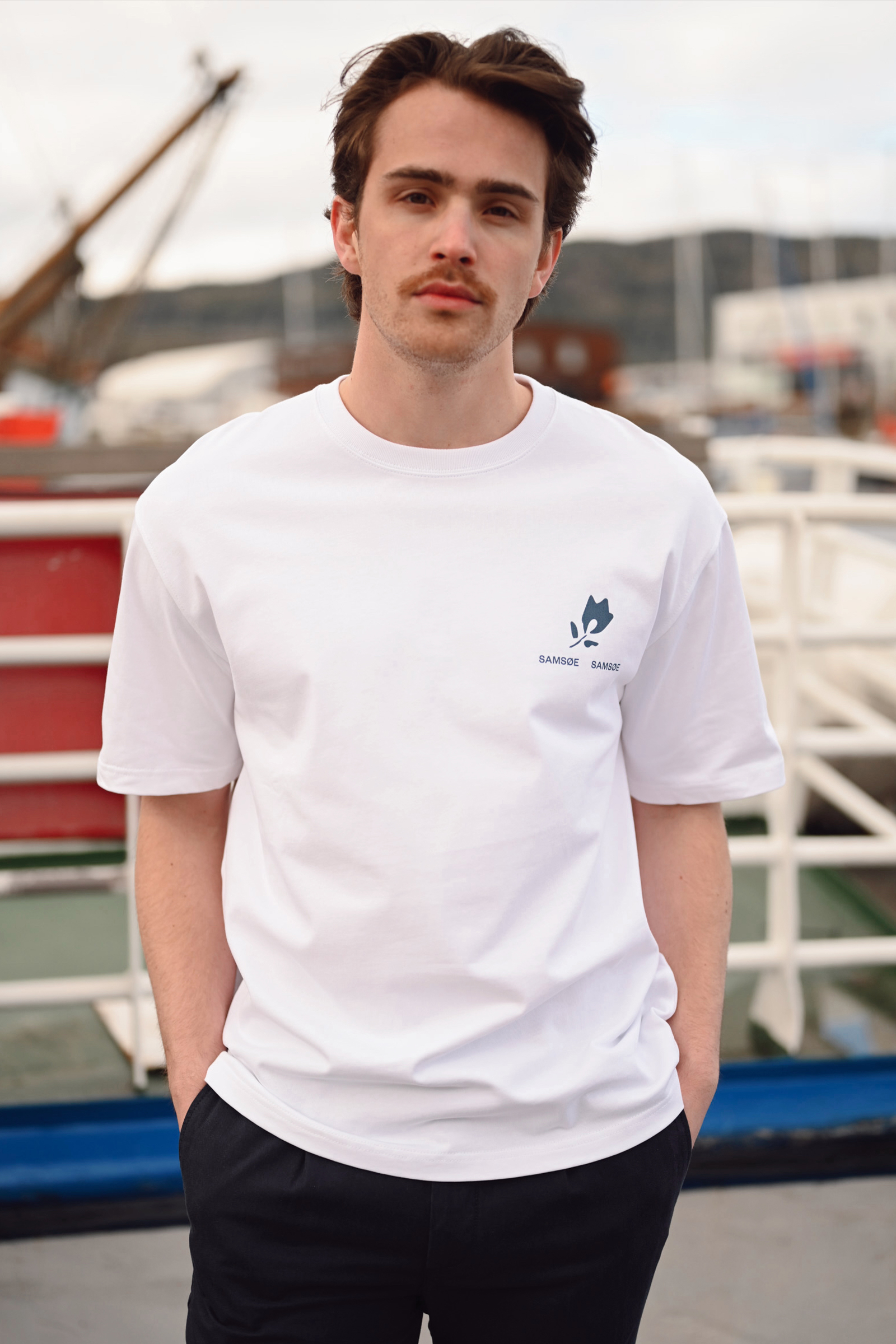 Sacohen T-Shirt 11725, Blue Stamp - Bilde 4
