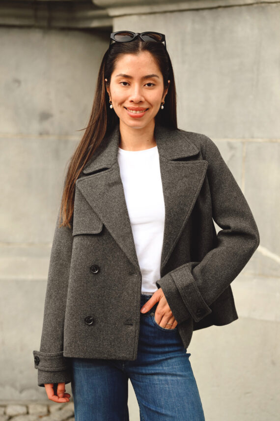 Samarta Jacket 15771, Dark Grey Melange