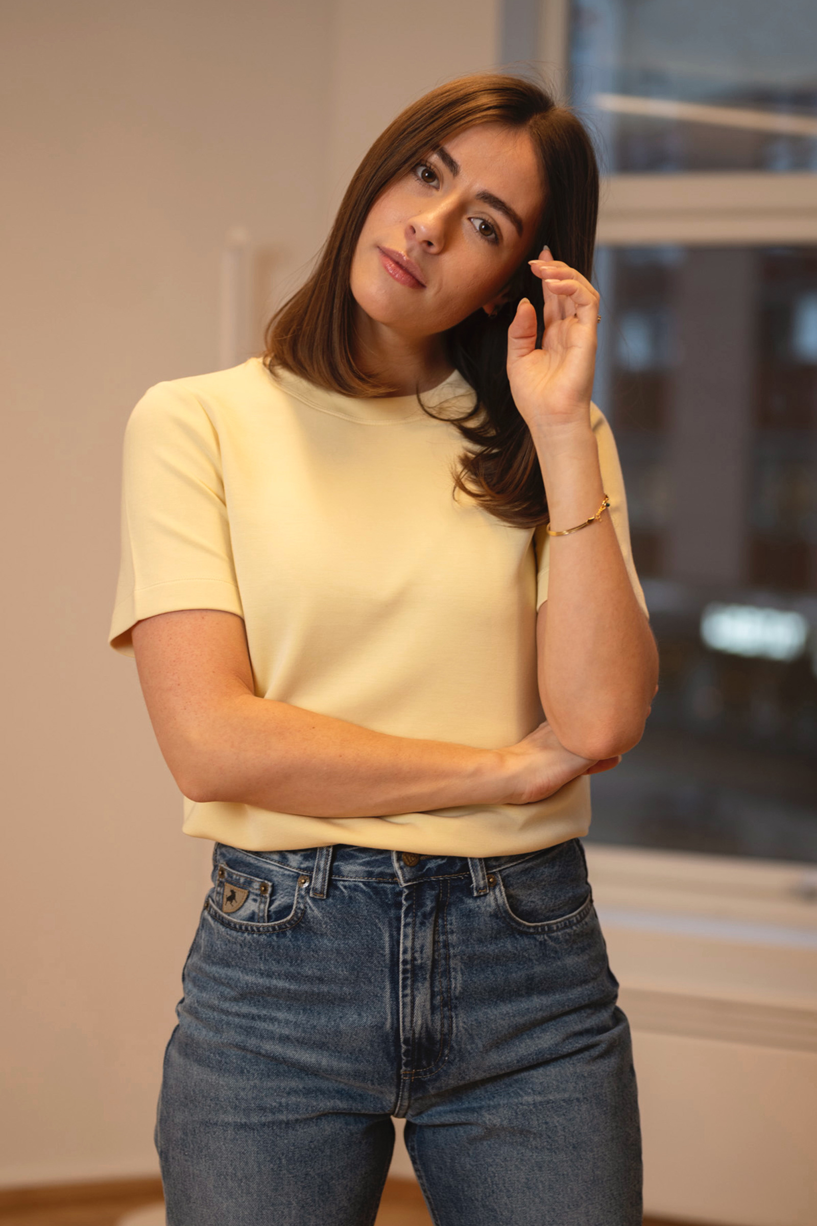 Vincent IW Karmen T-Shirt, Chamomile - Bilde 2