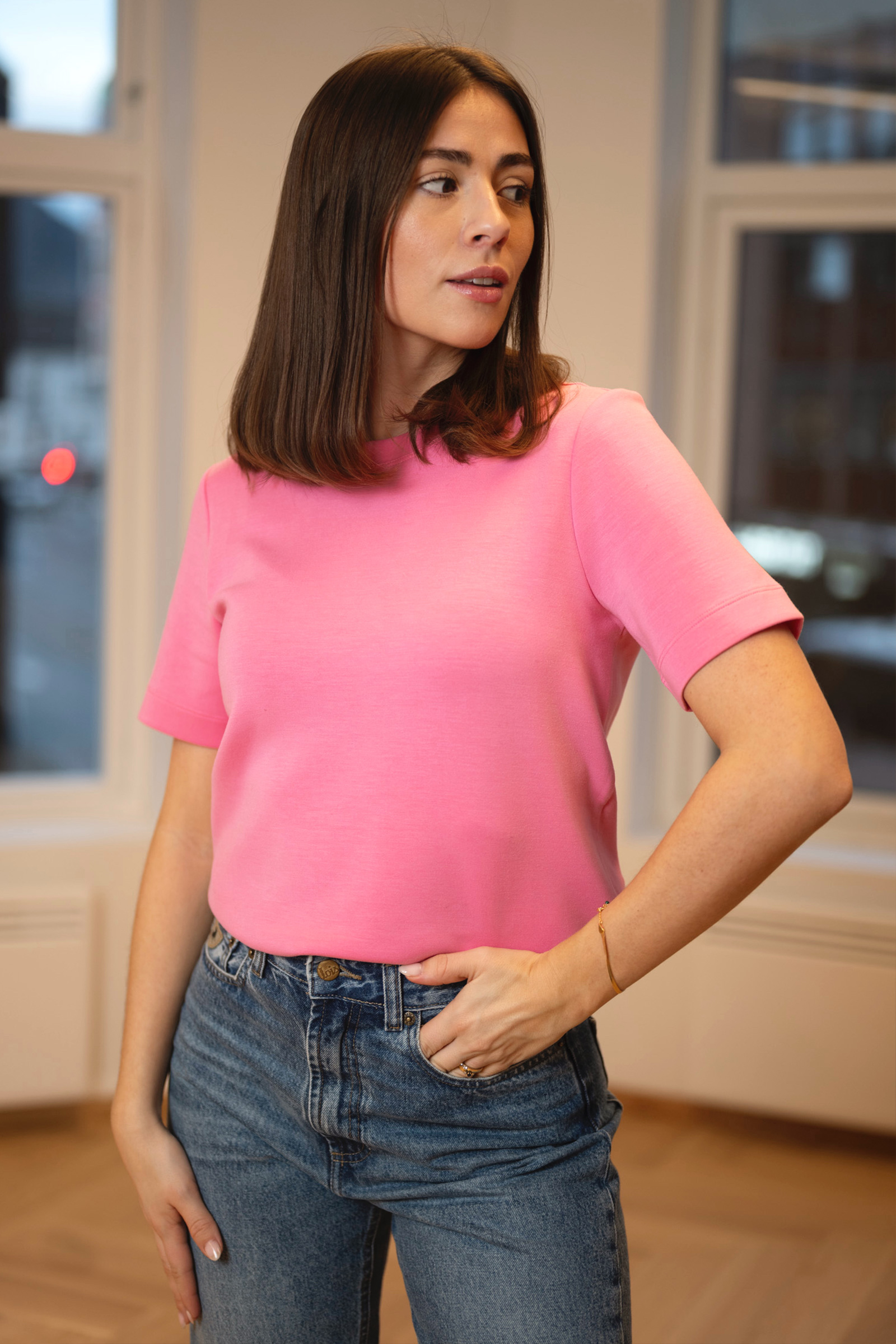 Vincent IW Karmen T-Shirt, Pink Carnatio - Bilde 2