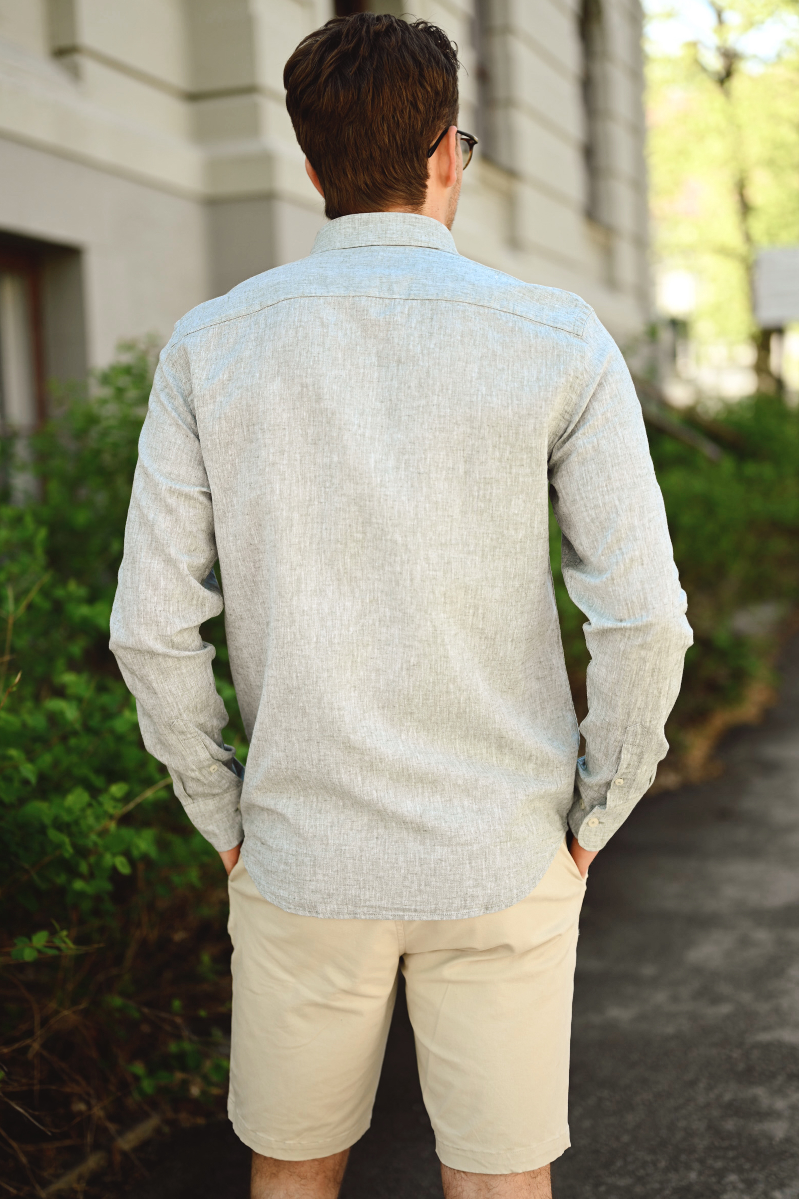 Jitloff Linen Shirt LS, Light Green - Bilde 4