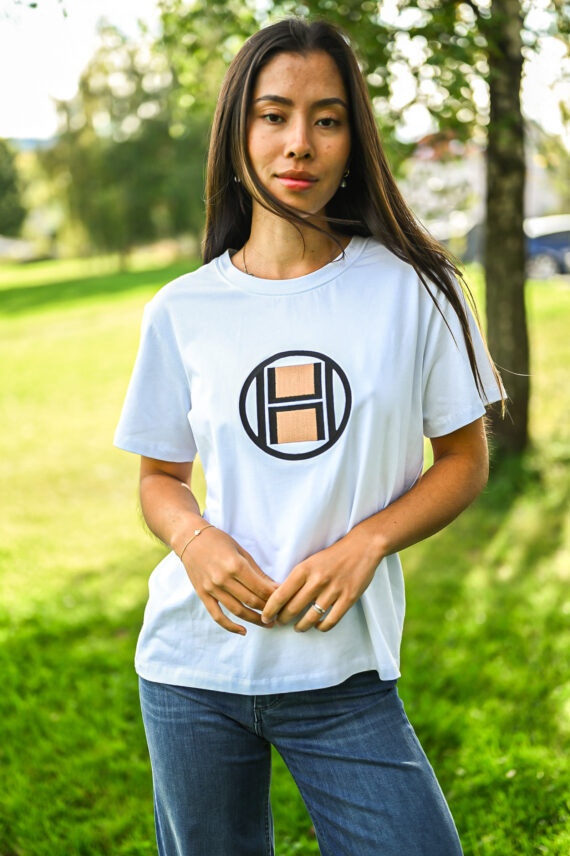 Logo T-Shirt, White Alyssum