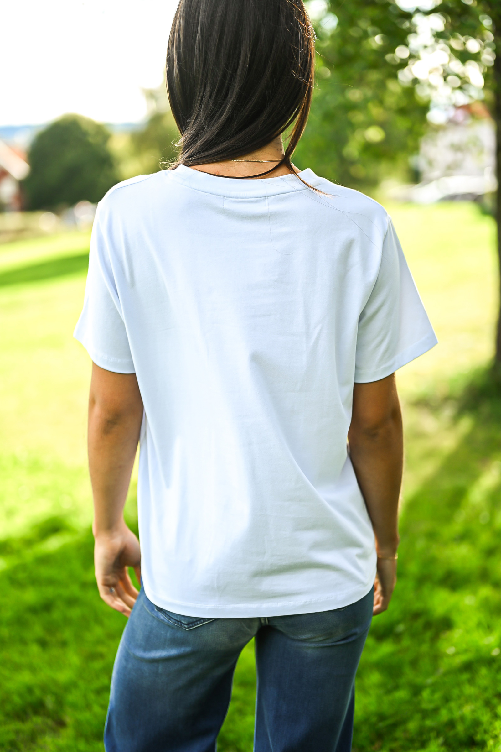 Logo T-Shirt, White Alyssum - Bilde 2