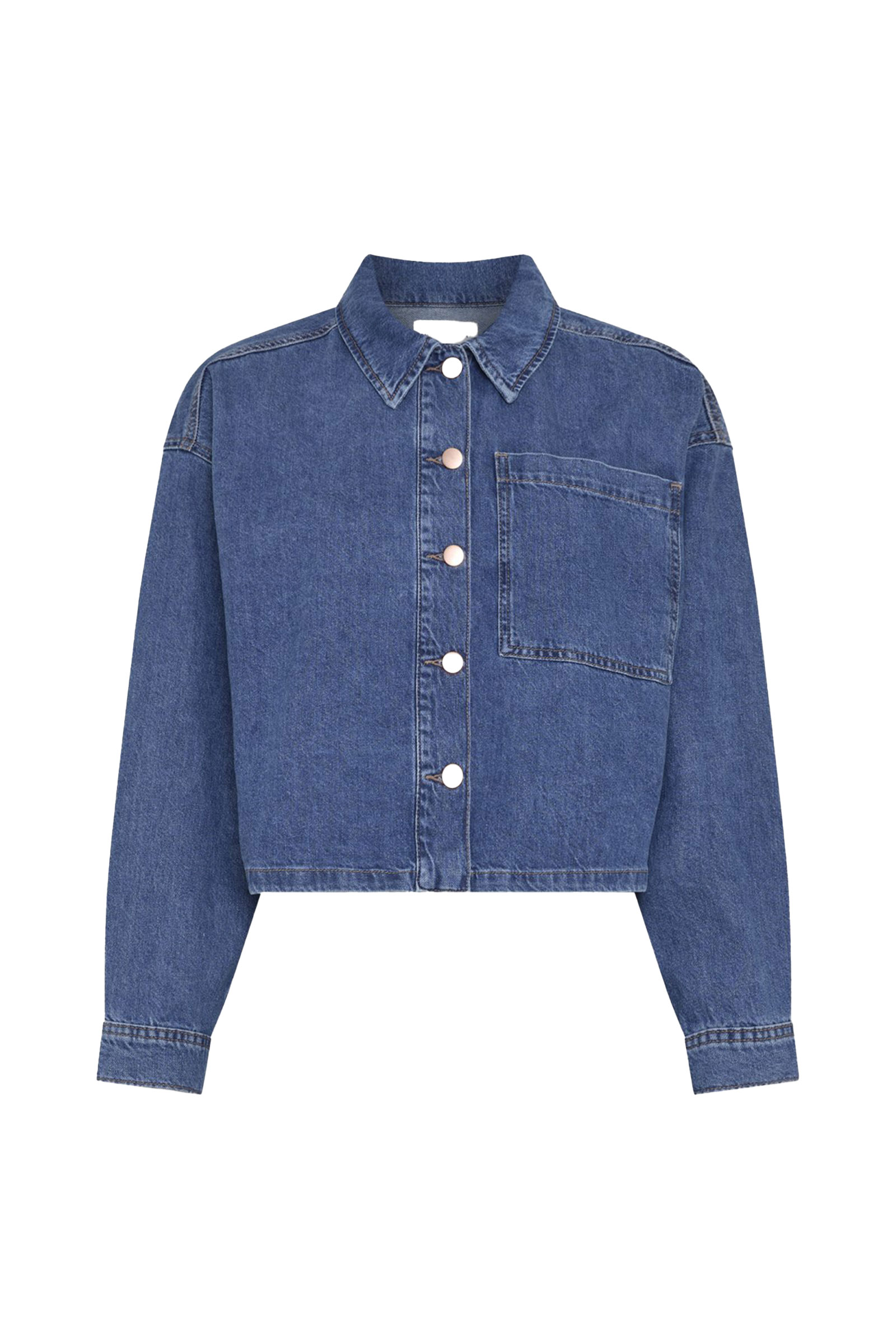 Turig Alena Shirt, Mid Blue Wash - Bilde 9