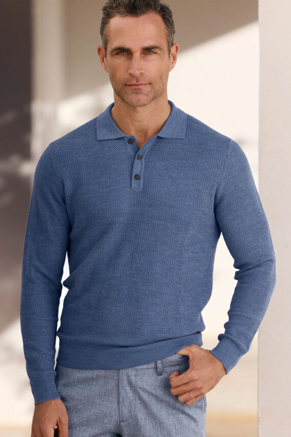 Simon Long Sleeve, Blue