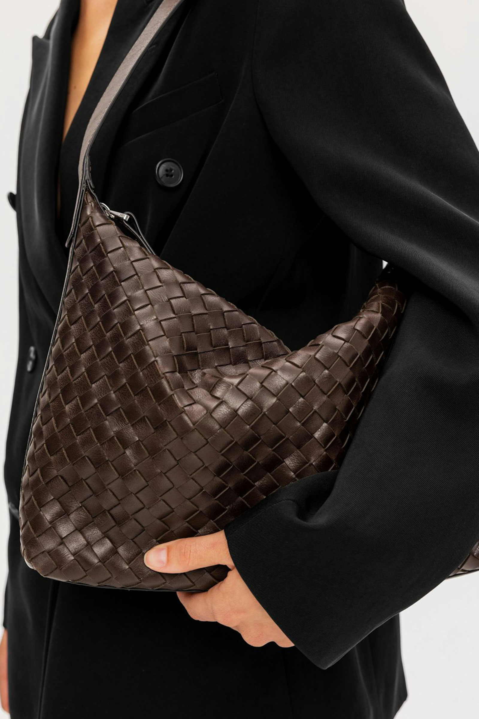 Glan Shoulder Bag, Mørkebrun - Bilde 4