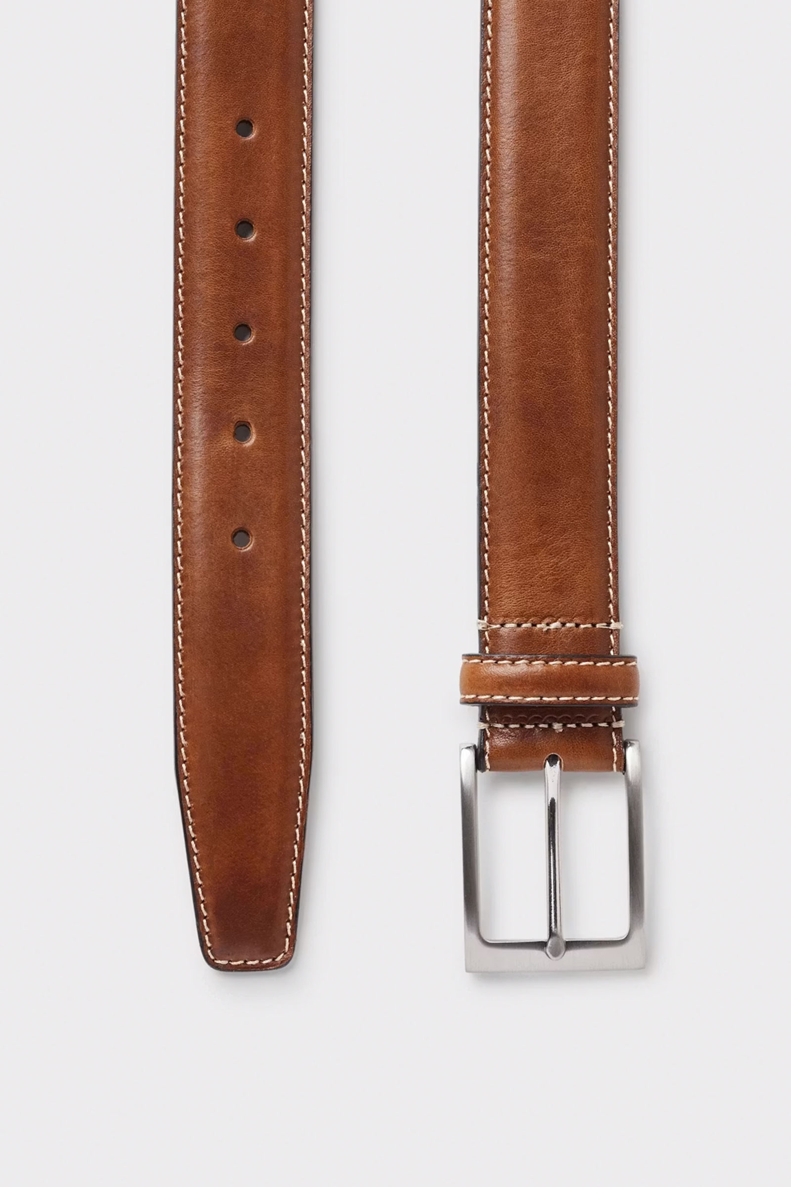 Odense Leather Belt, Lysebrun - Bilde 3