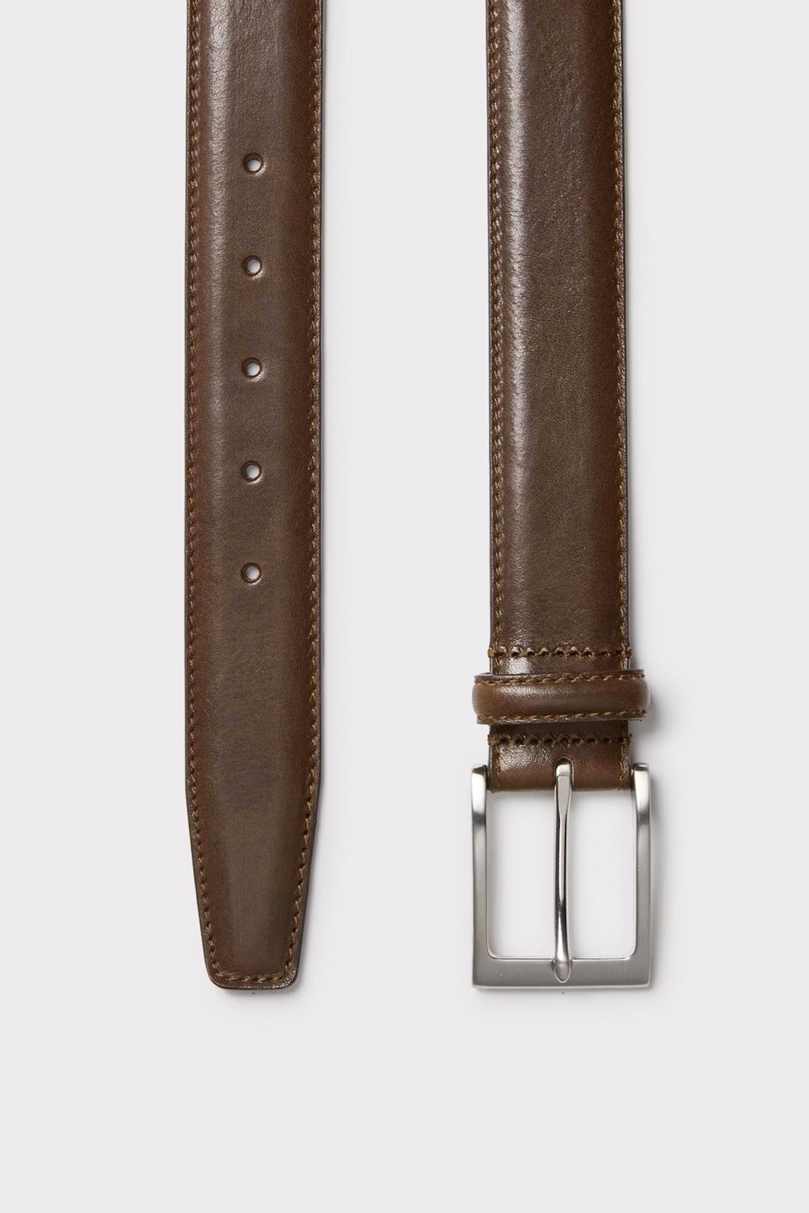 Odense Leather Belt, Mørkebrun - Bilde 3