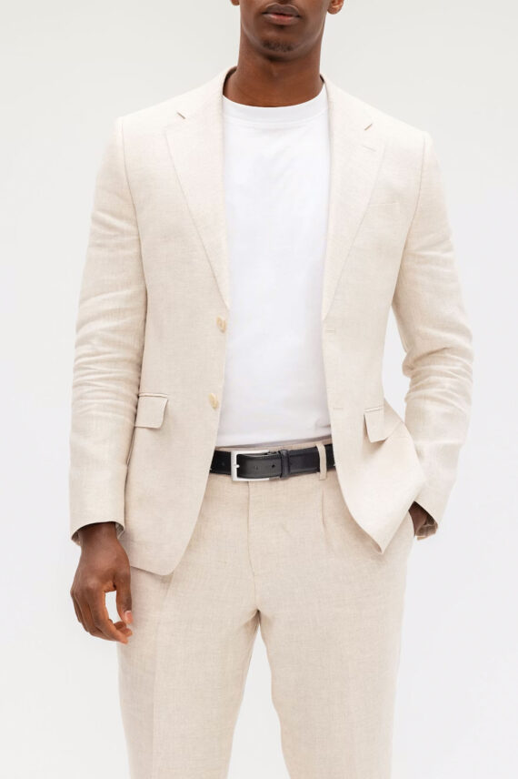 Odense Leather Belt, Svart