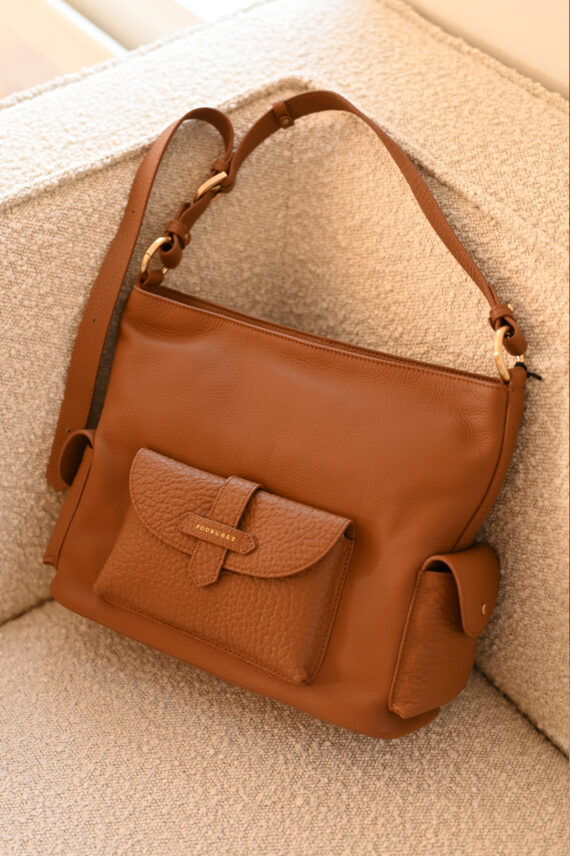 Reporter Bucket Bag, Gold