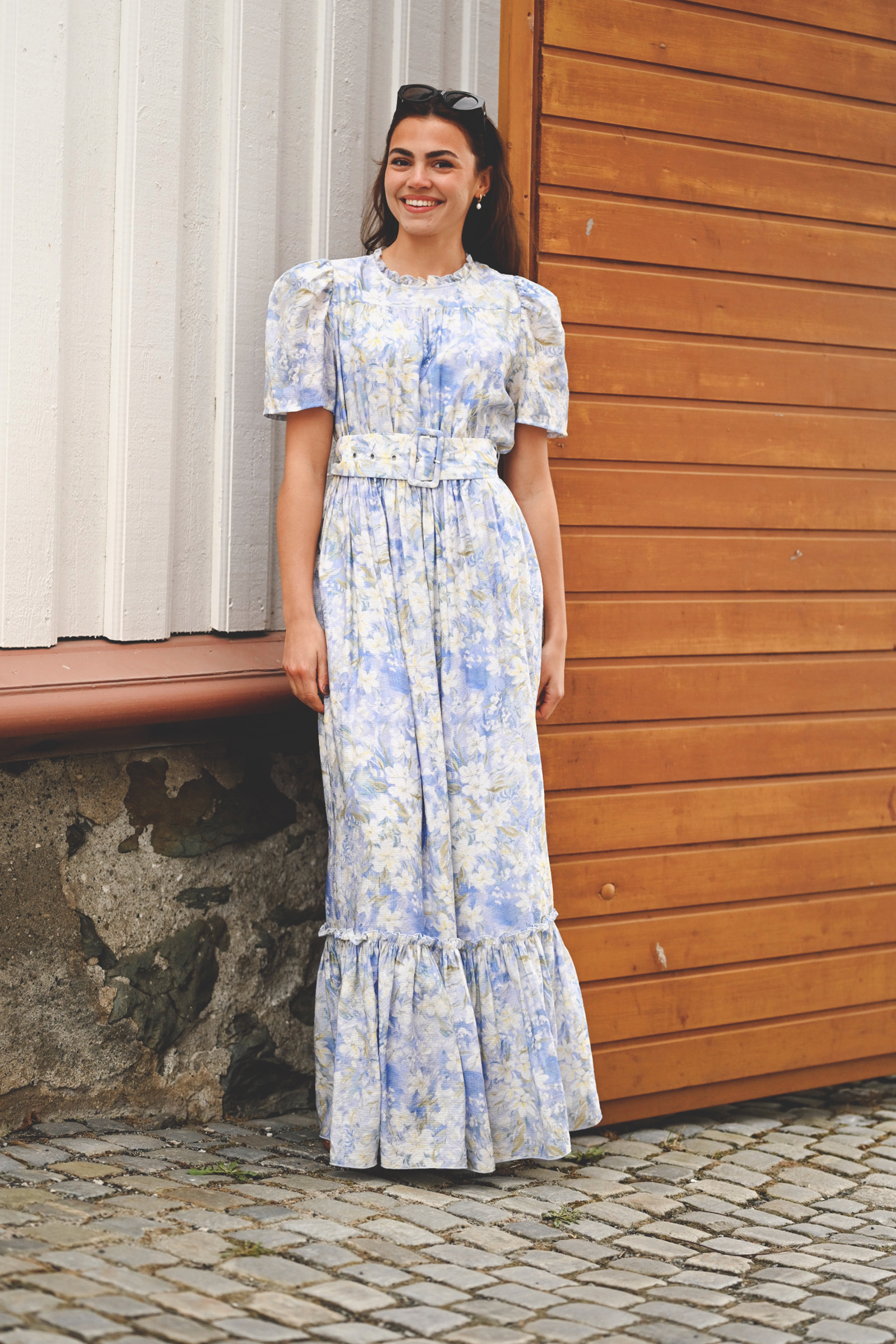 Sophie Puff Maxi Dress, Wisteria Kiss - Bilde 2