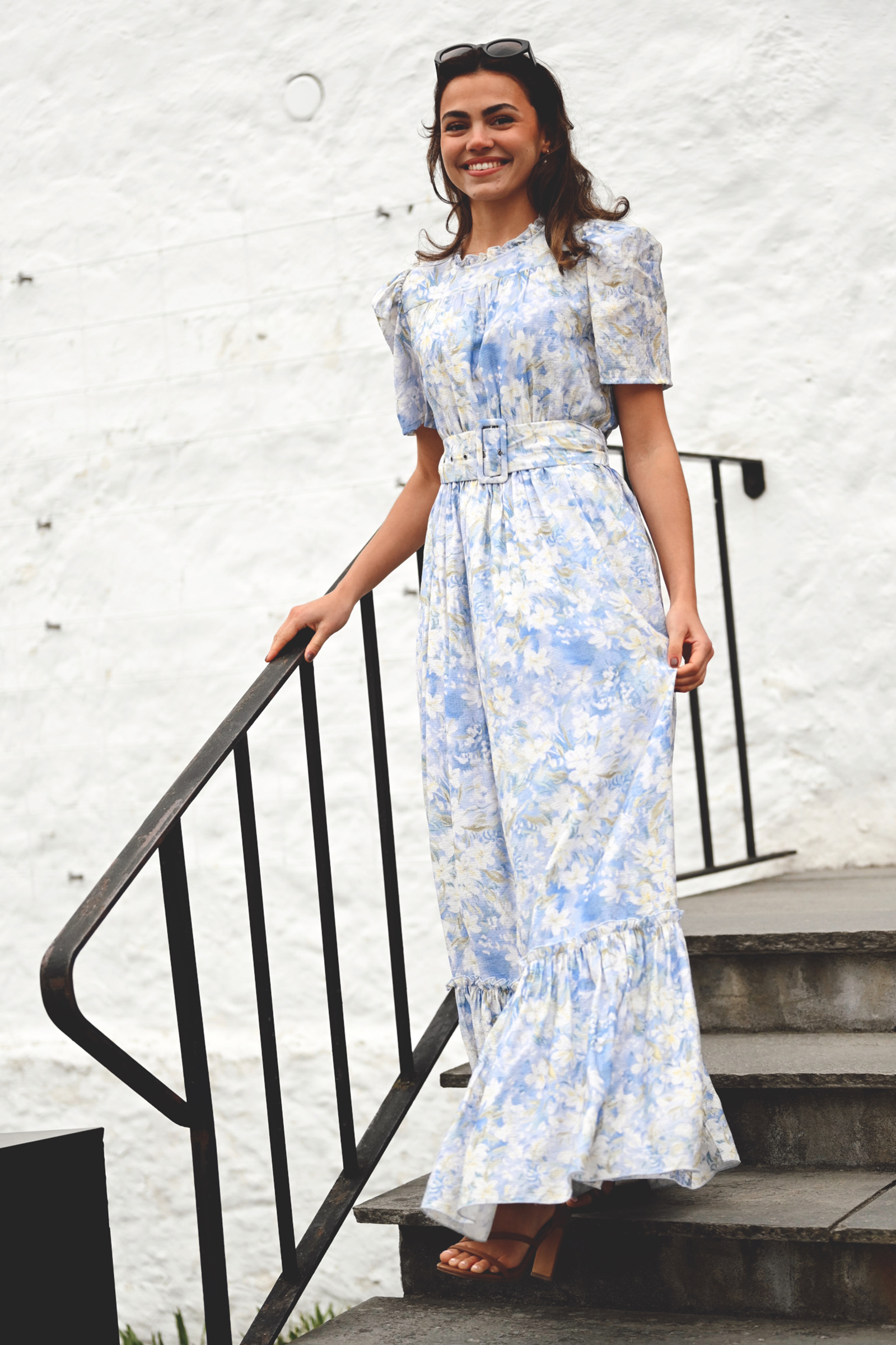 Sophie Puff Maxi Dress, Wisteria Kiss - Bilde 8