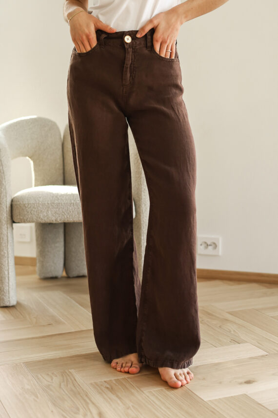 Culotte Linen Summer, Chocolate Martini