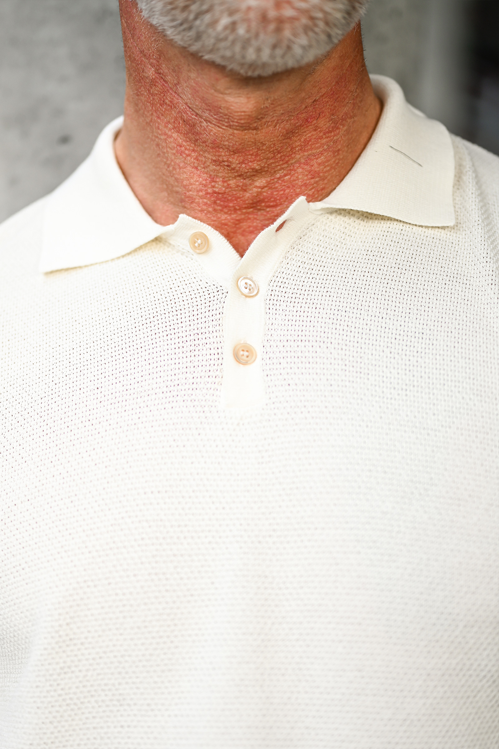 Polo Cotone, Krem - Bilde 2