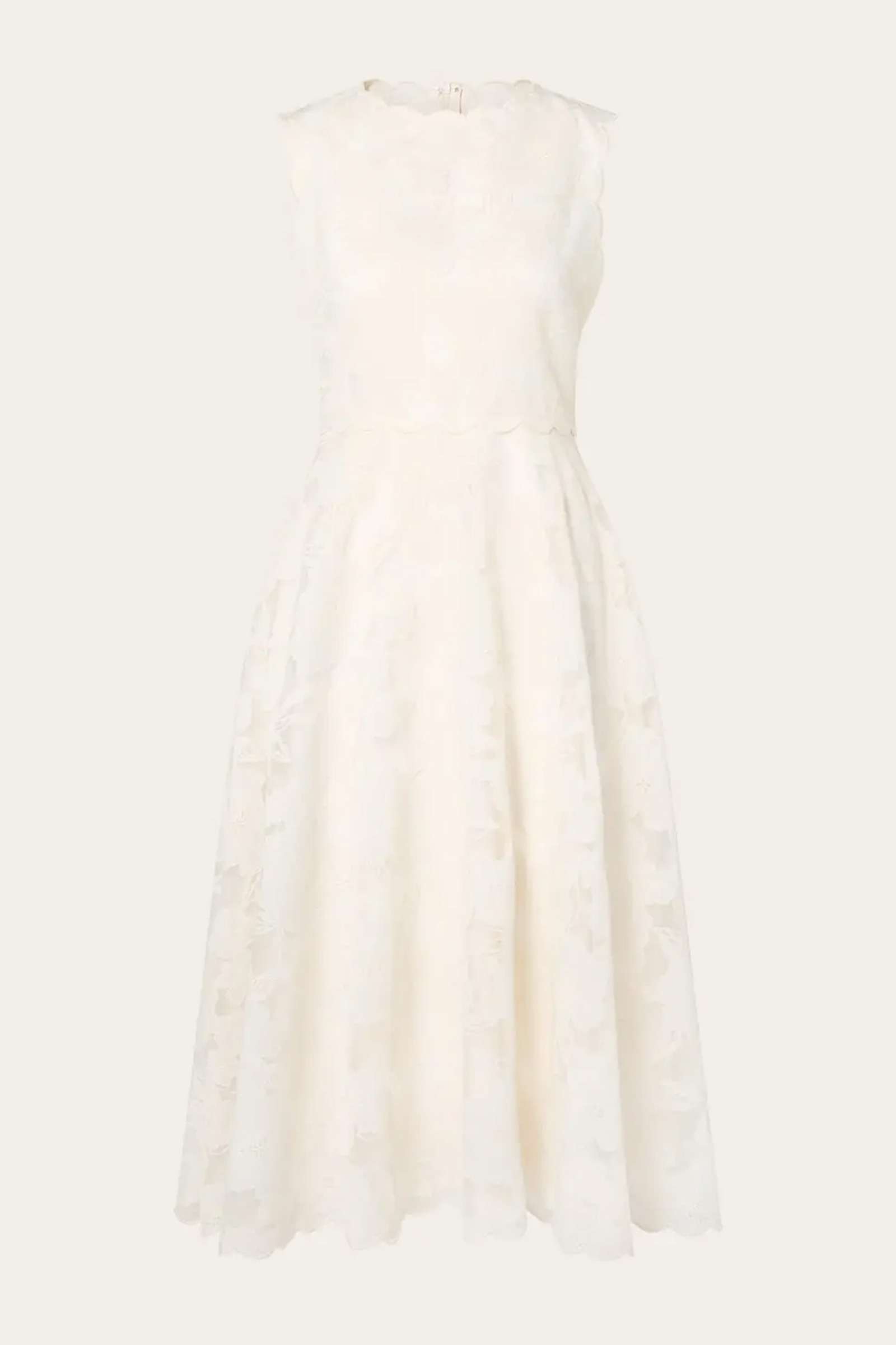 Elin Lace Dress, Vanilla - Bilde 3