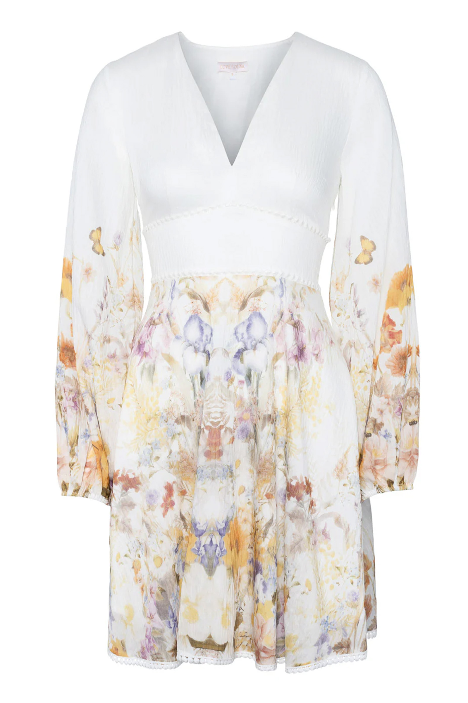 Freya Mini Dress, Misty Garden - Bilde 3