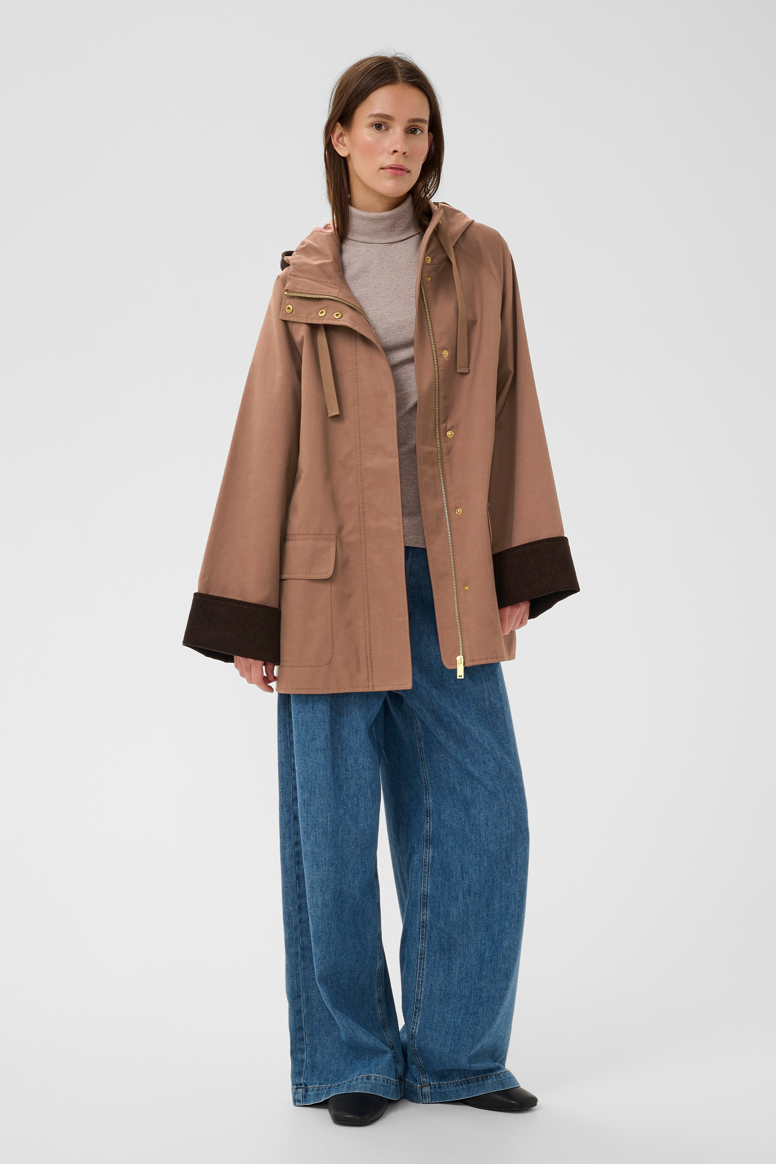 Gracelynn IW Hooded Jacket, Acorn - Bilde 2