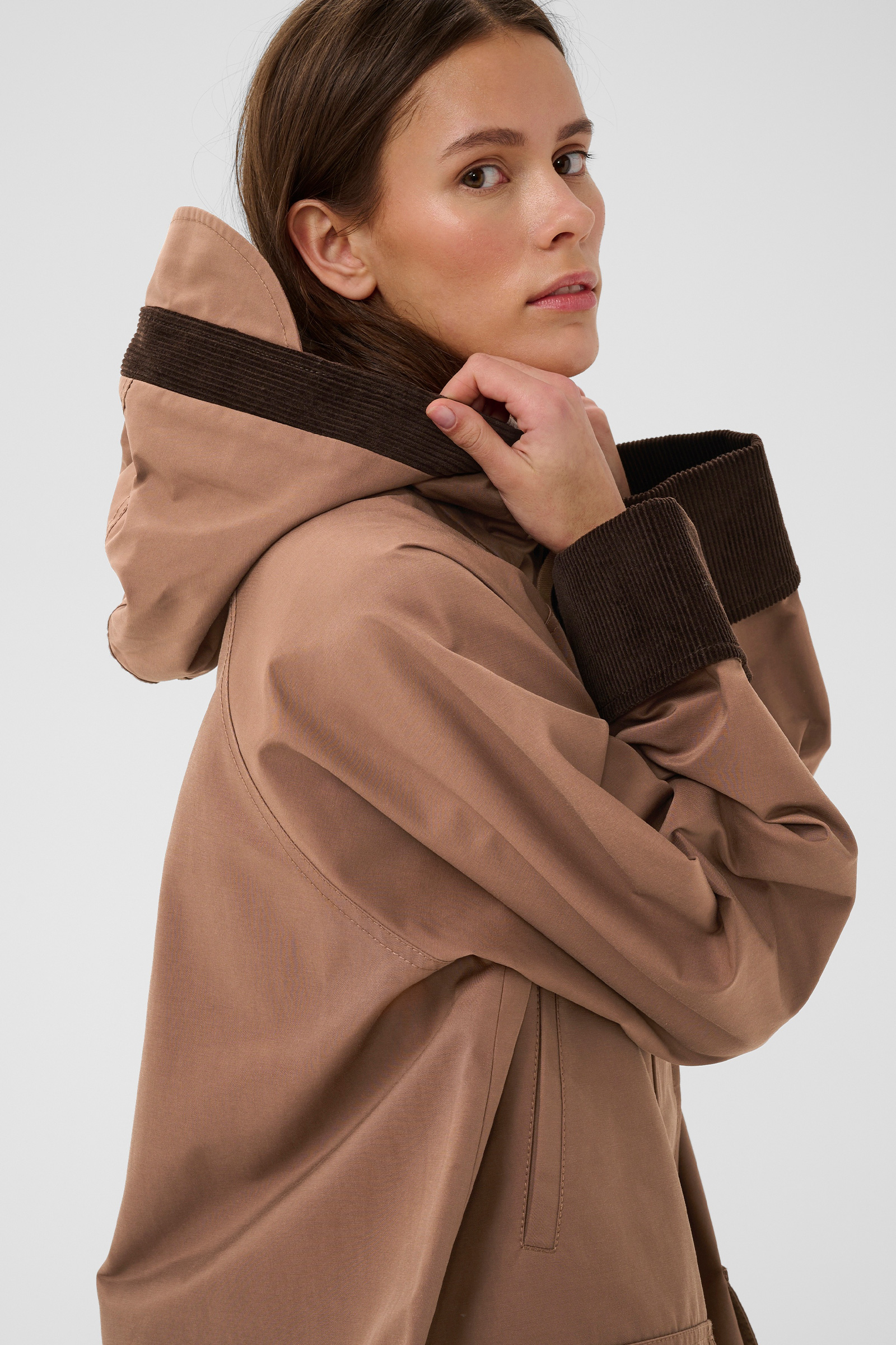 Gracelynn IW Hooded Jacket, Acorn - Bilde 5