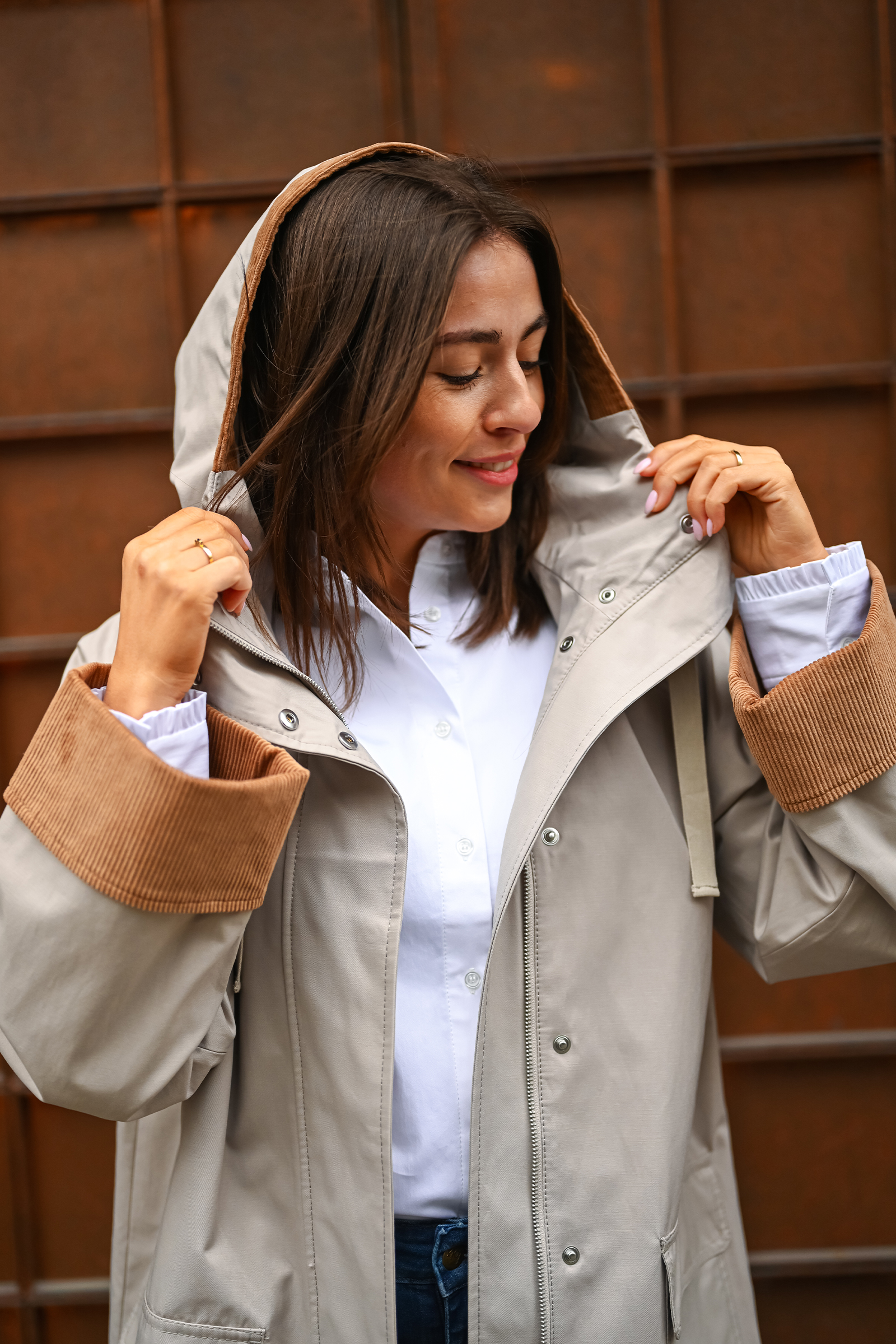 Gracelynn IW Hooded Jacket, Chateau Gray - Bilde 4