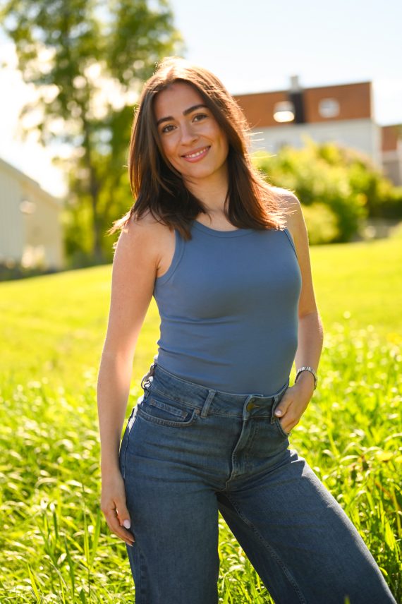 Gubbe Rasmia SL Top, Vintage Indigo