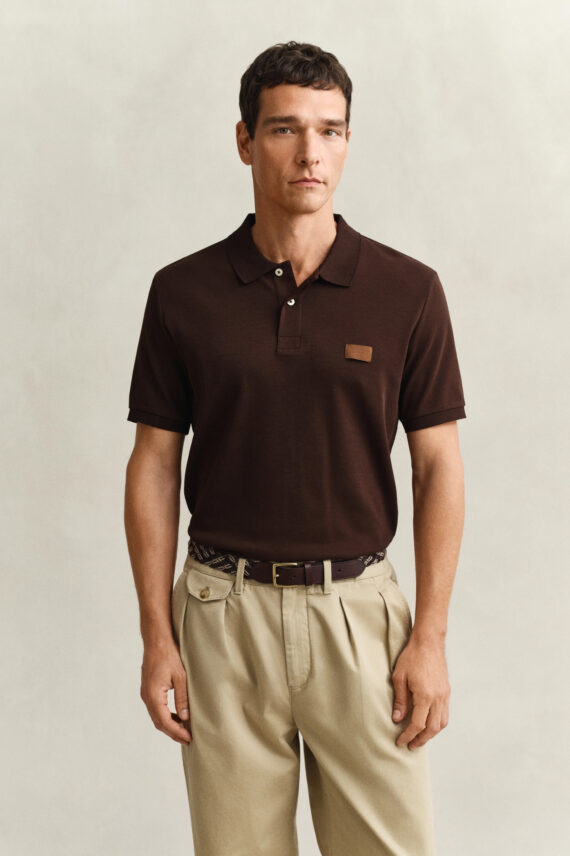 Interlock SS Polo, Mahogany Brown