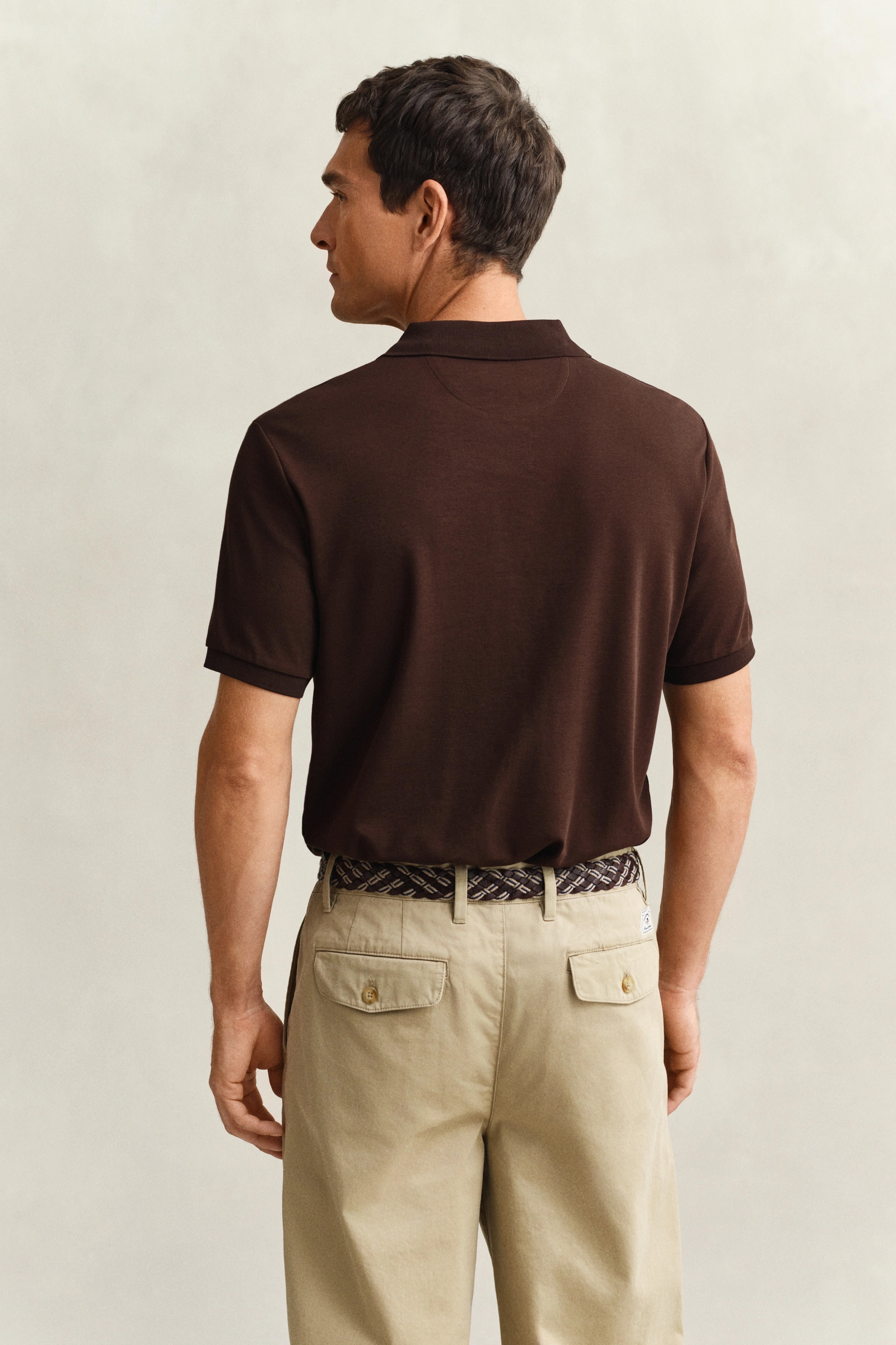 Interlock SS Polo, Mahogany Brown - Bilde 2