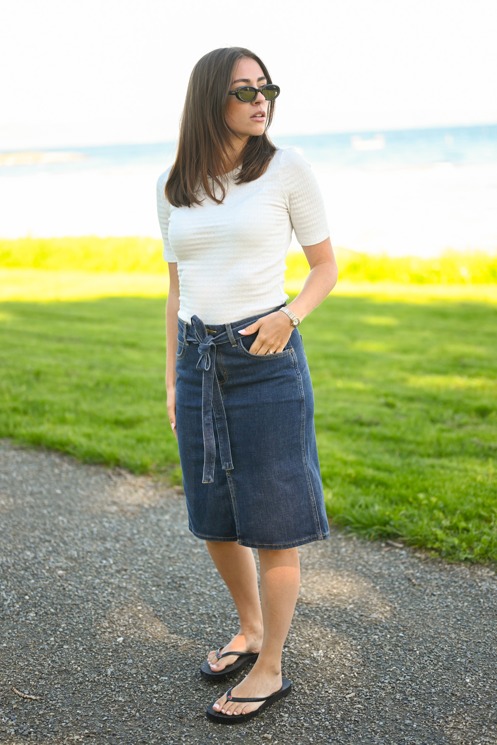 Midi Skirt With Bow, Seaside Trip - Bilde 3