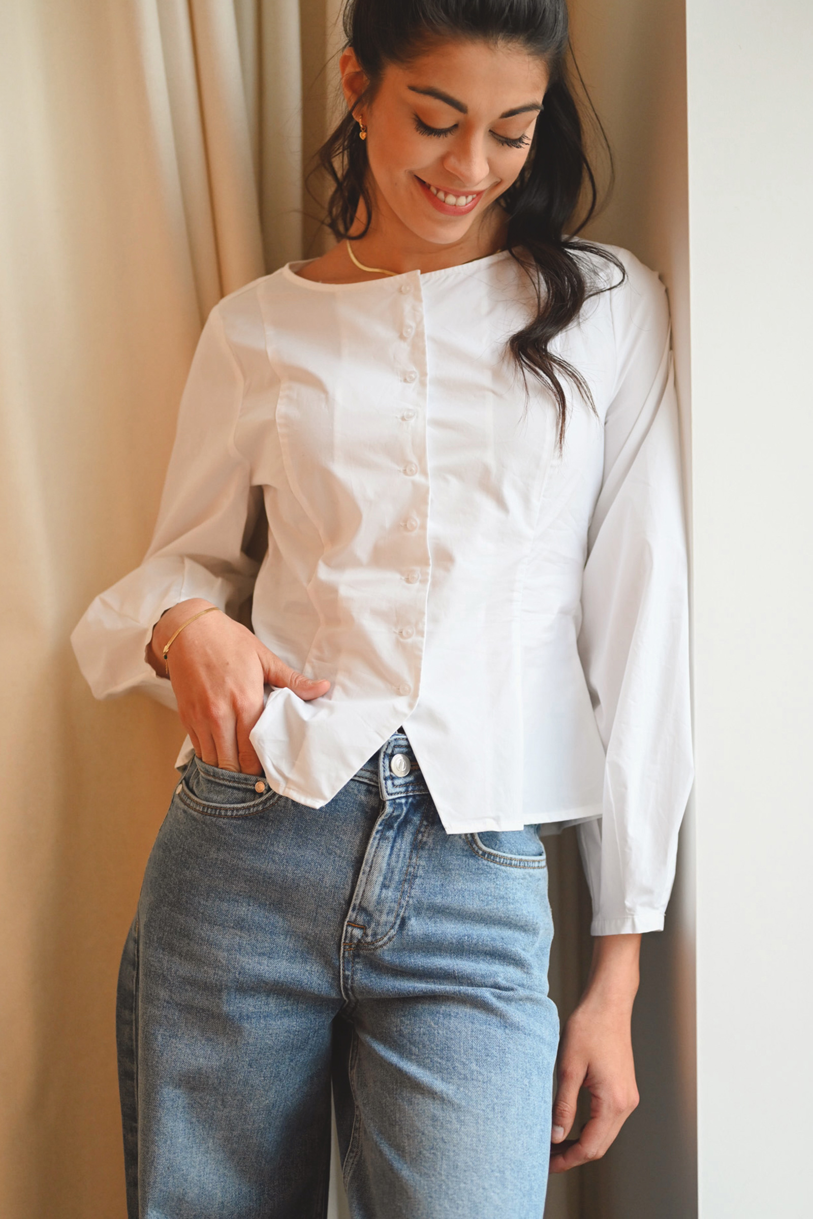 Lelo IW Fitted Shirt, Pure White - Bilde 2