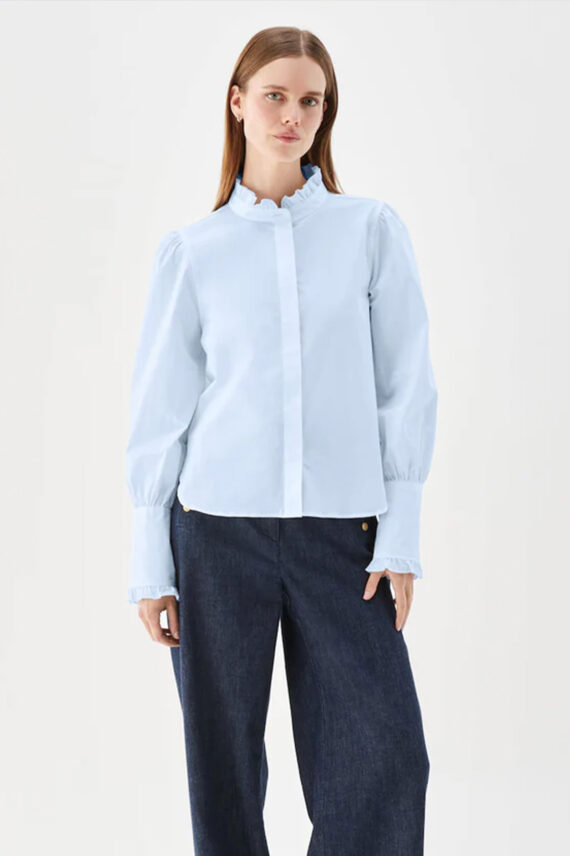 Maira Blouse, Ice Blue