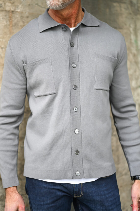 Overshirt Cotone, Grå
