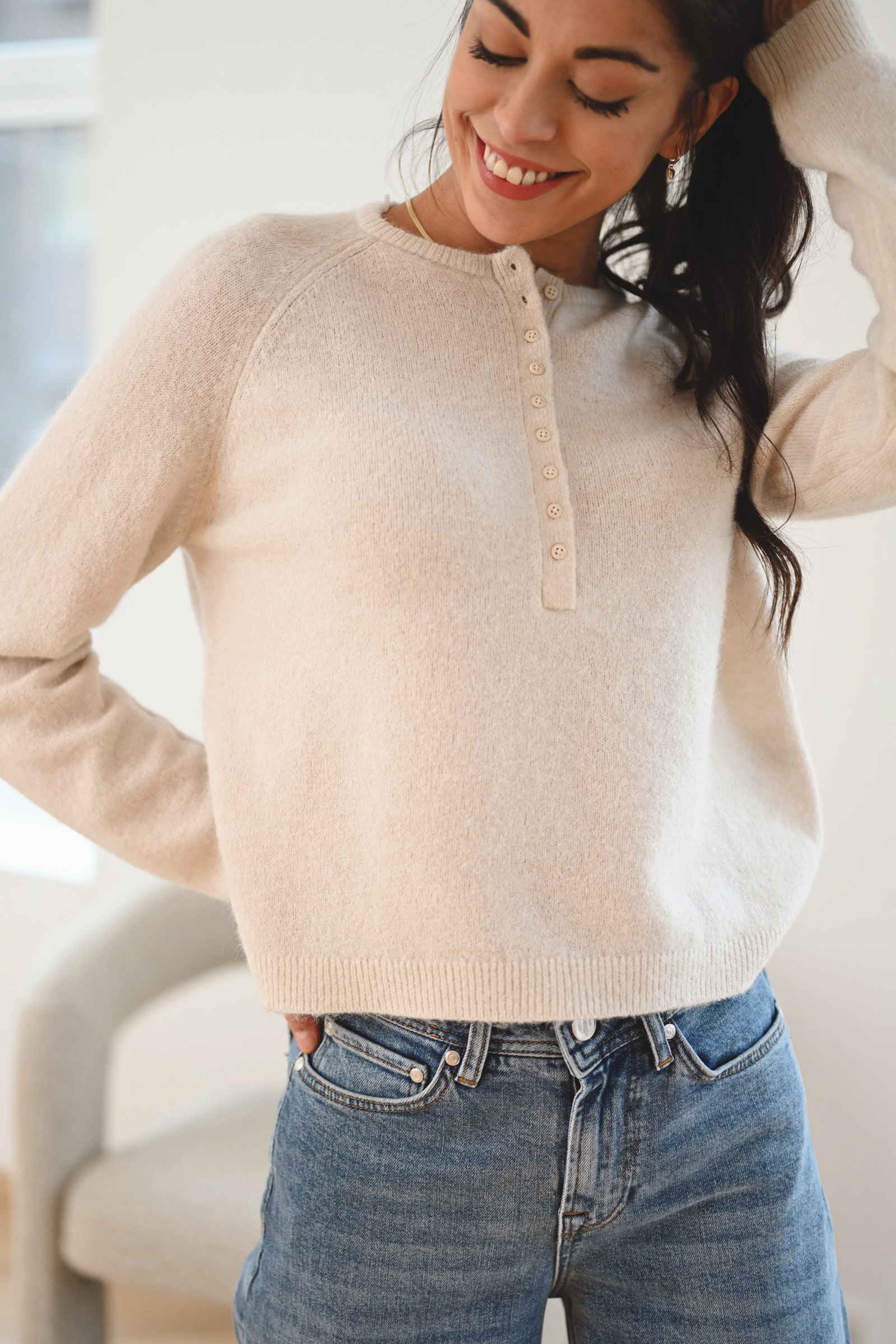Palema Alegria Pullover, Off-white - Bilde 3