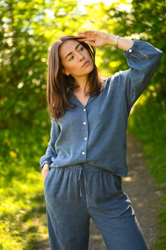 MSCHPennie Ginia Shirt, V Indigo Mel