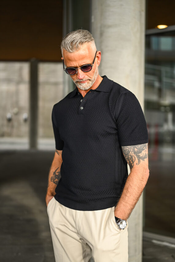 Polo Cotone, Mørk Blå