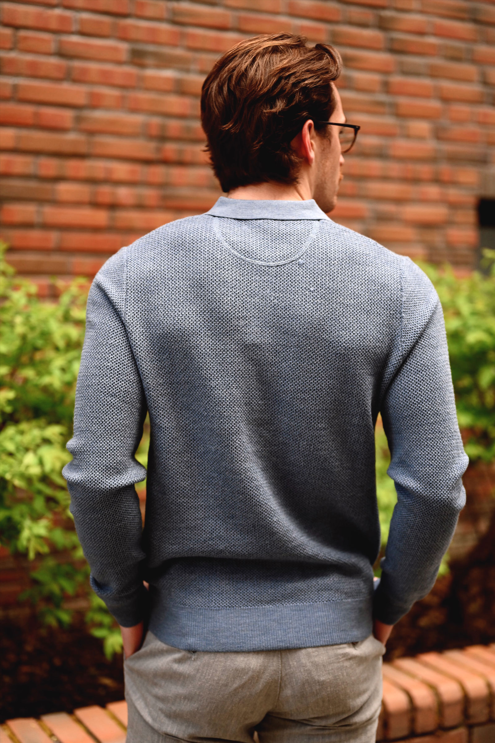 Simon Long Sleeve, Blue - Bilde 5