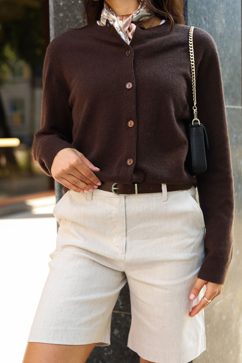 Saboston Cardigan 6304, Brun - Bilde 3