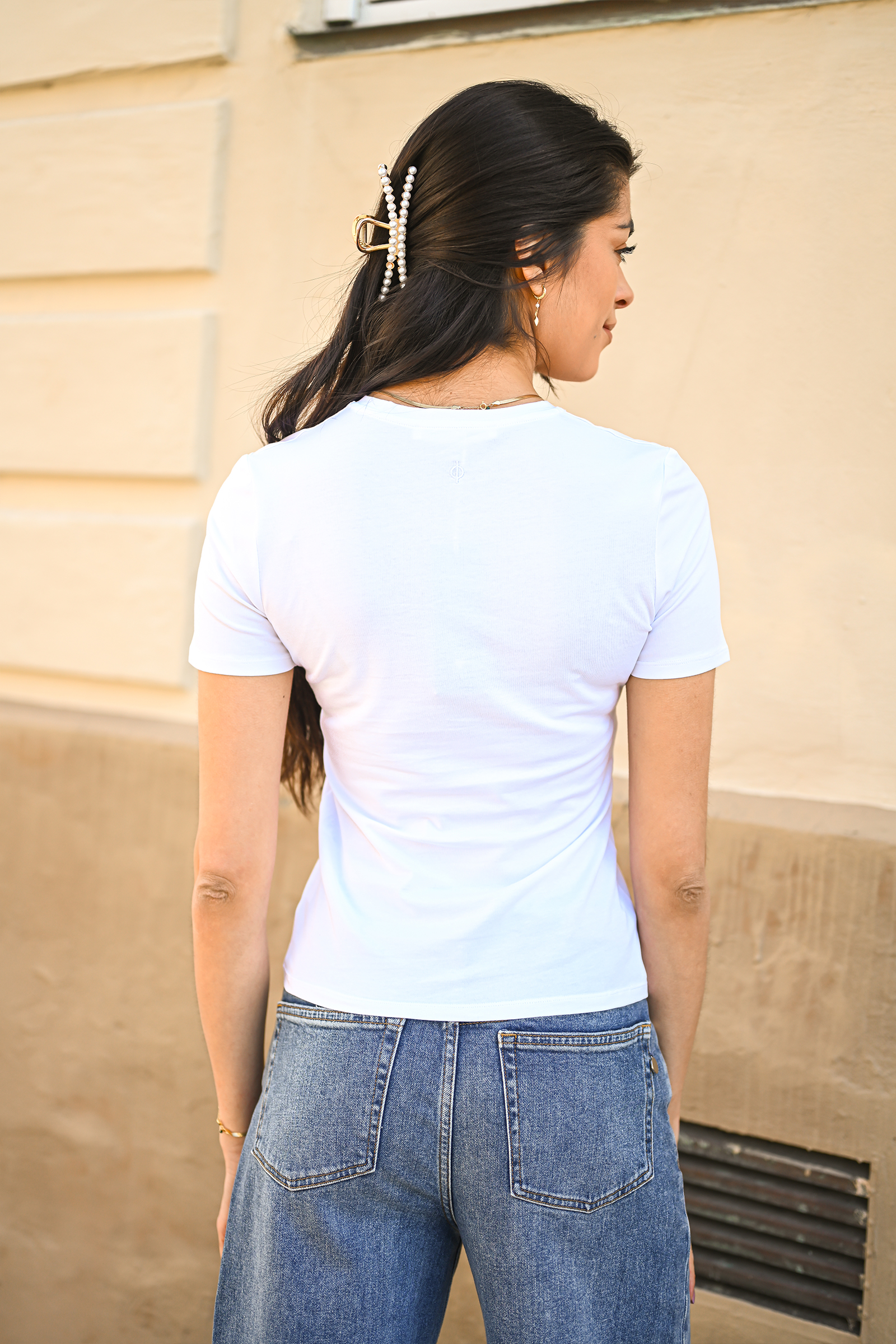 Saesme T-Shirt, White - Bilde 4