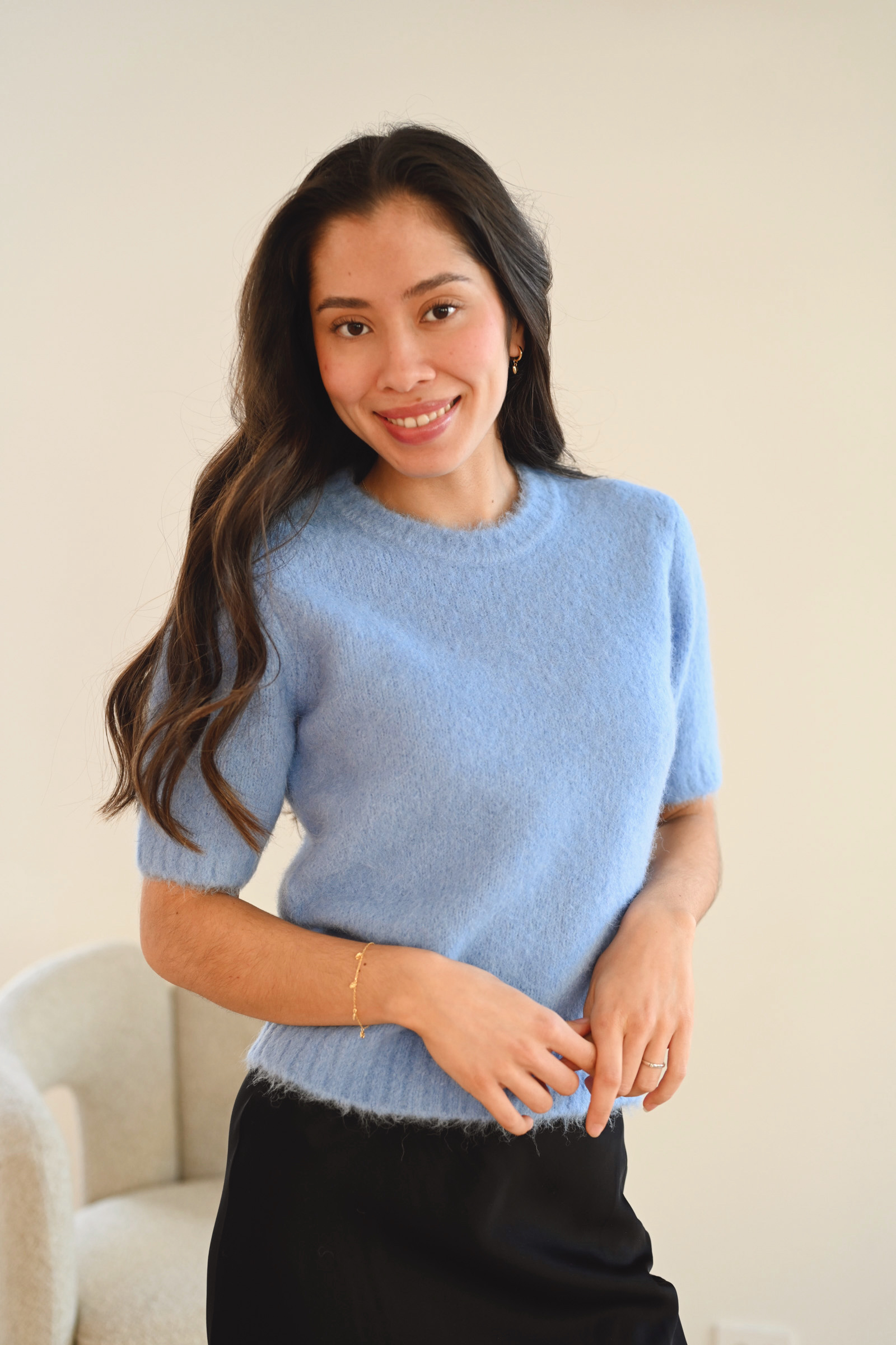 Sajeanne Top 15425, Della Robbia Blue