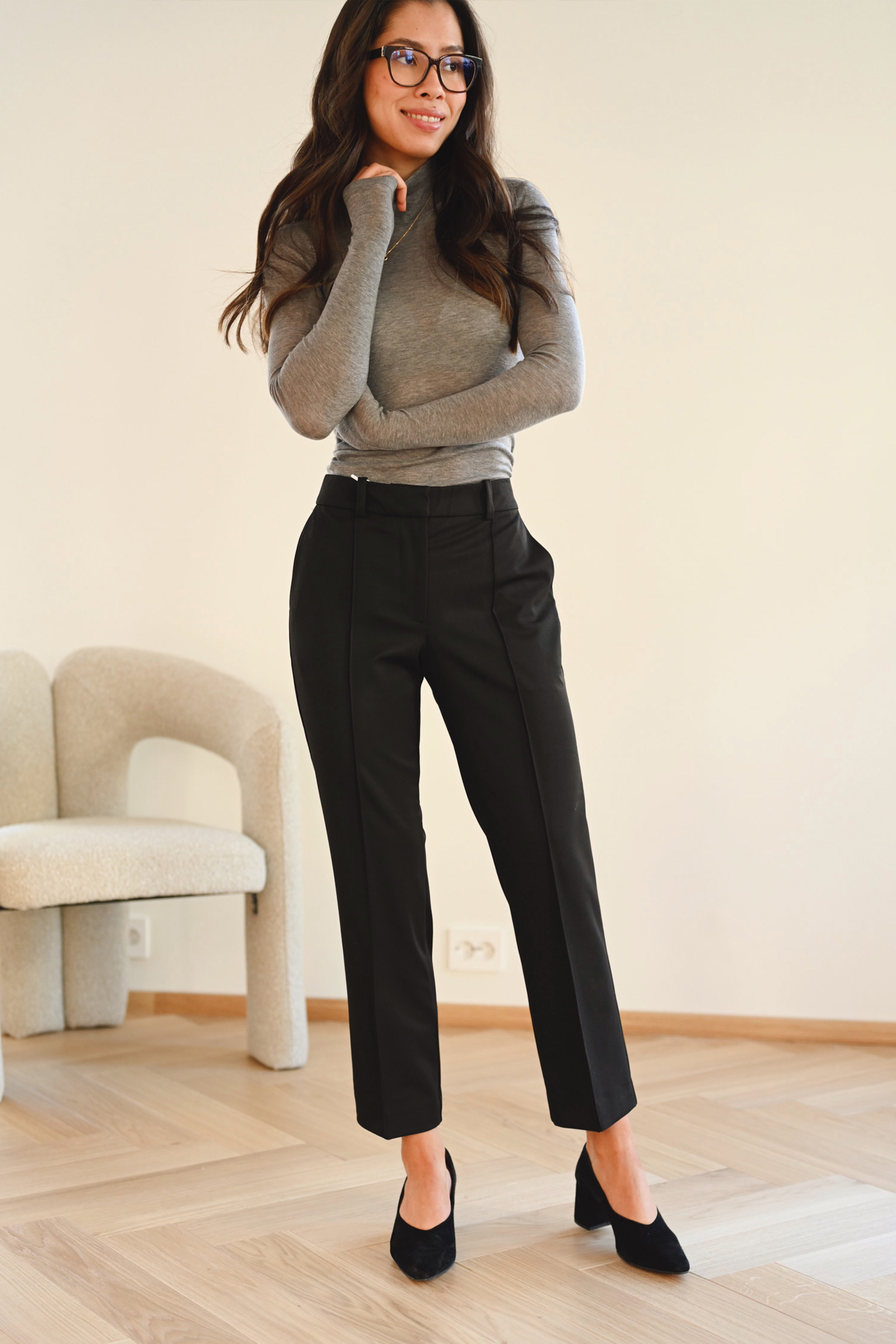 Saloxa Trouser 15496, Black - Bilde 3