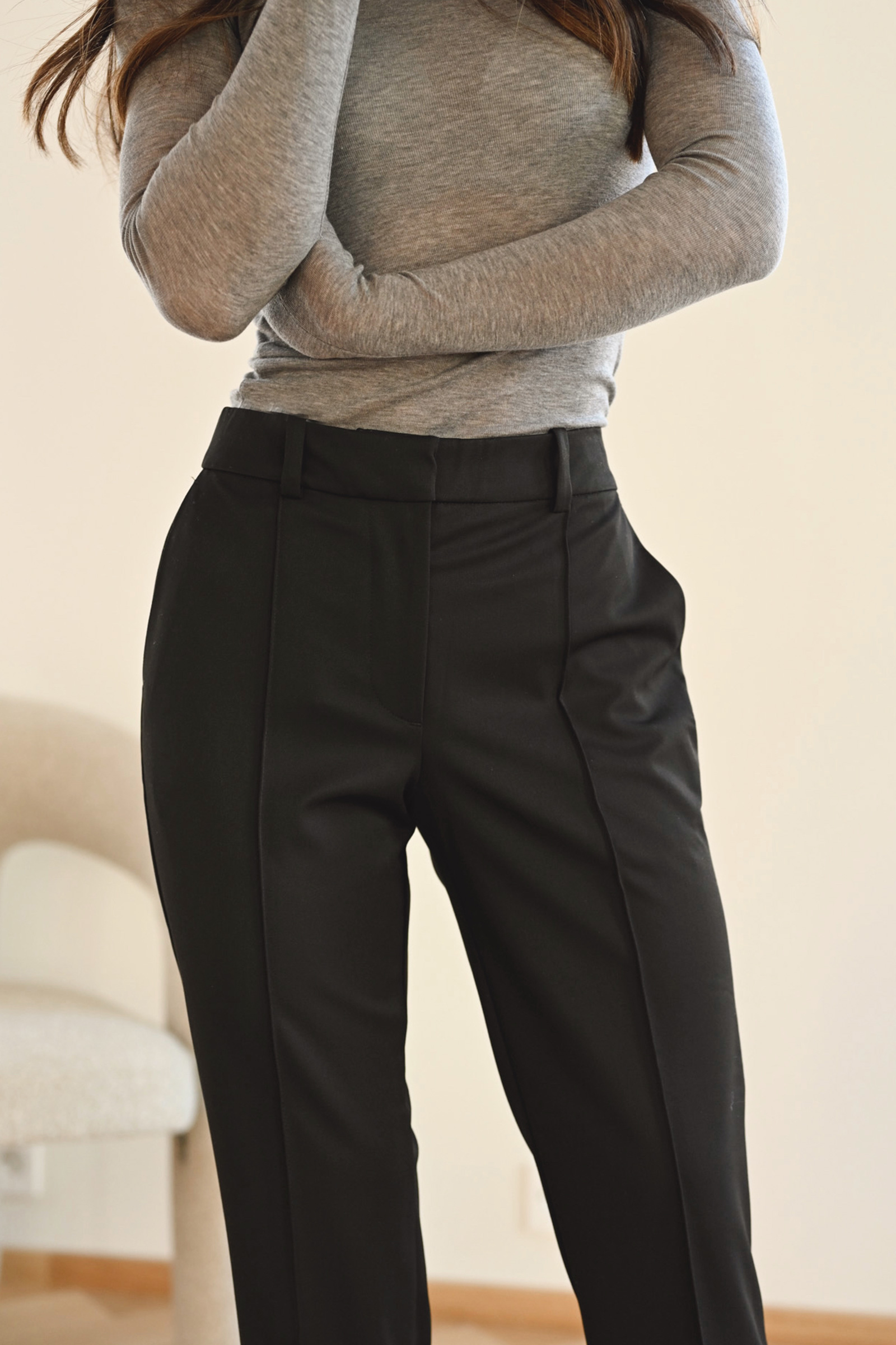 Saloxa Trouser 15496, Black - Bilde 2