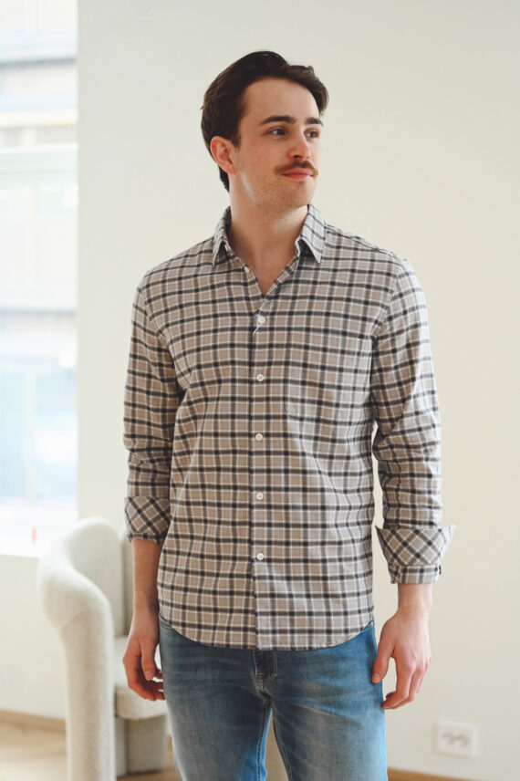 Saliam NJ Shirt 14826, Elephant Skin Check