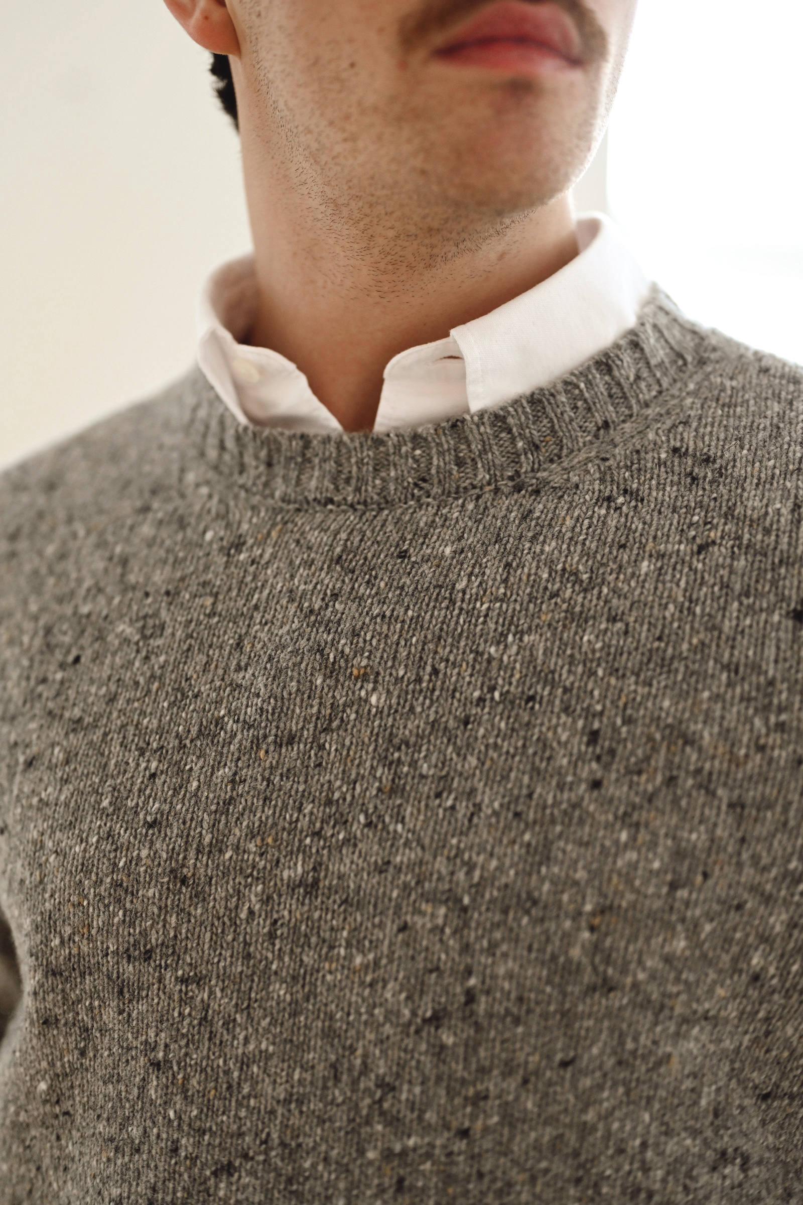 Sanataniel Sweater 15724, Grey Melange - Bilde 3