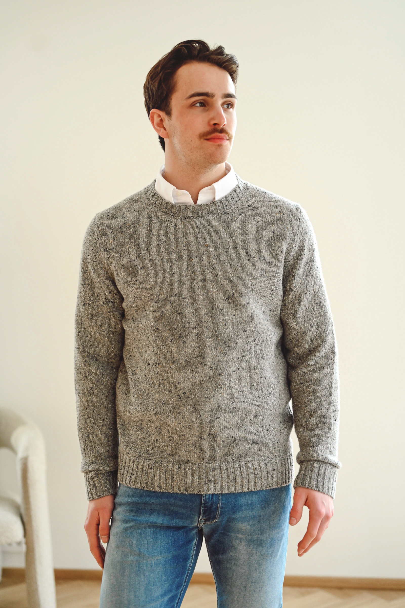 Sanataniel Sweater 15724, Grey Melange - Bilde 2