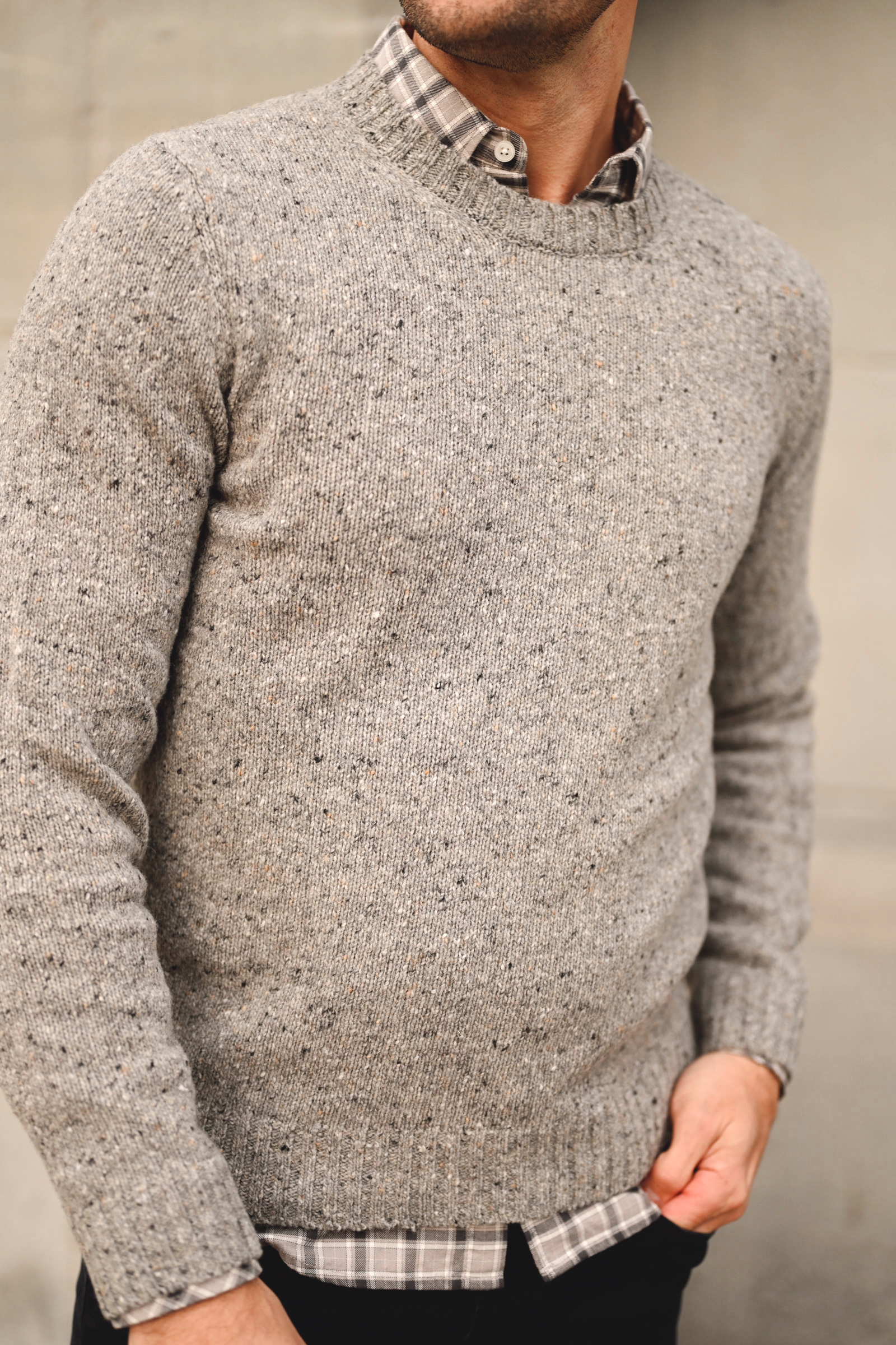 Sanataniel Sweater 15724, Grey Melange - Bilde 5