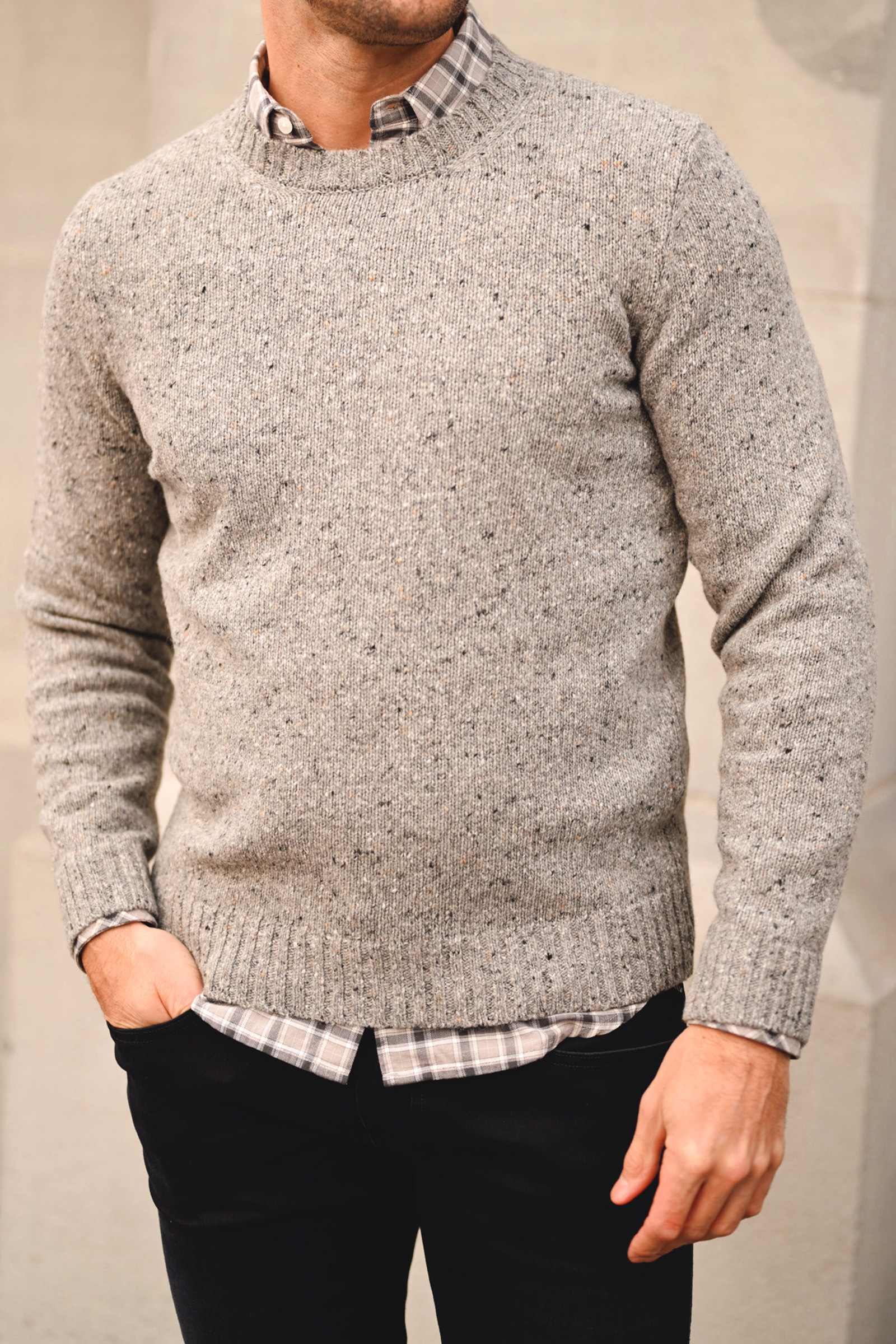 Sanataniel Sweater 15724, Grey Melange - Bilde 6
